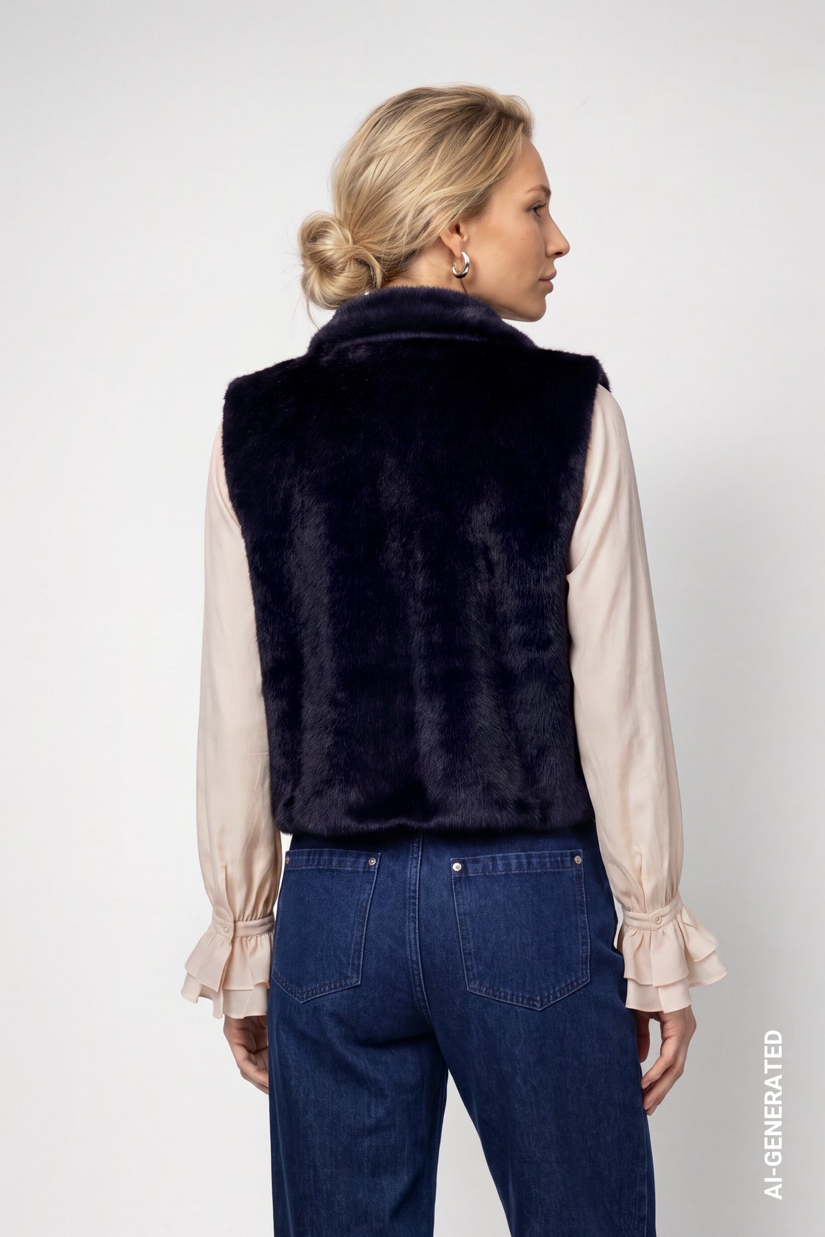 Monari Damen Outdoorwesten  Dark Blue