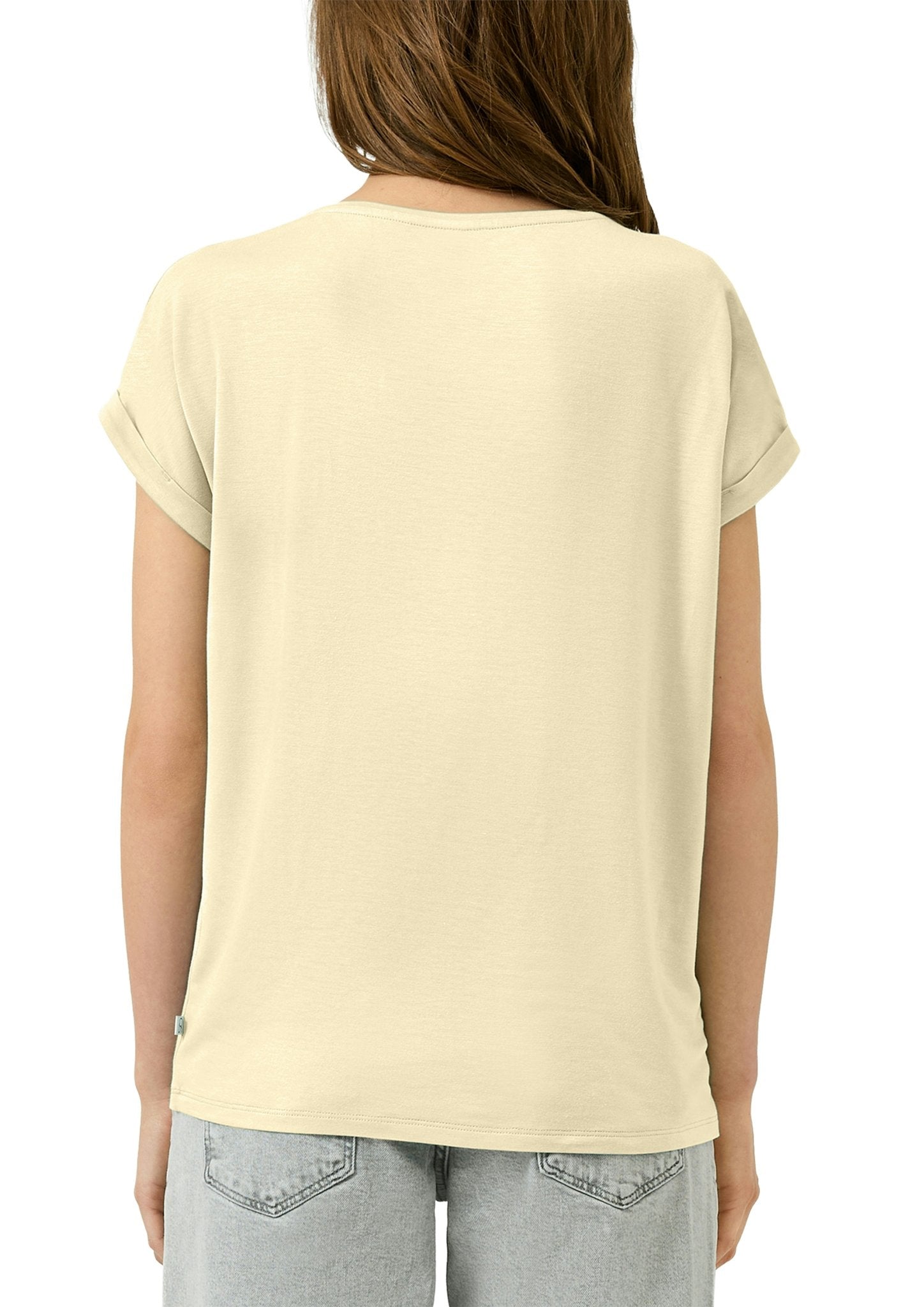 QS by S.Oliver Damen T-Shirts Yellow