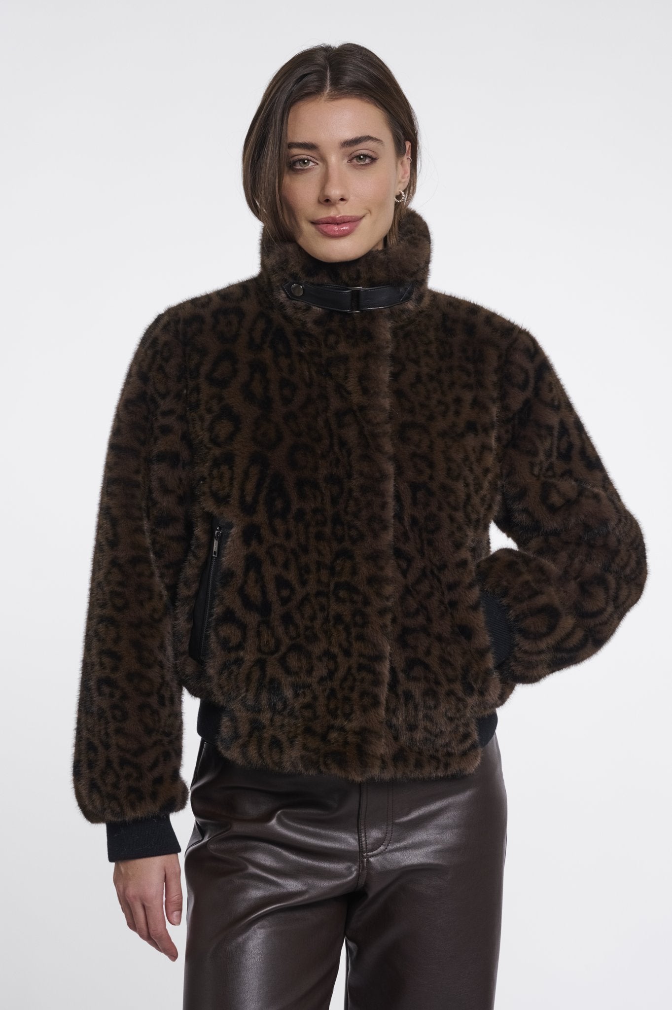 Rino & Pelle Damen Jacken  Brown Leo