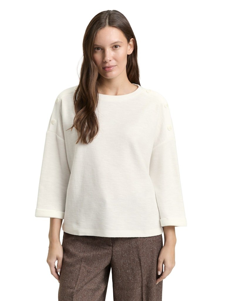 Tom Tailor Damen Tops Whisper White