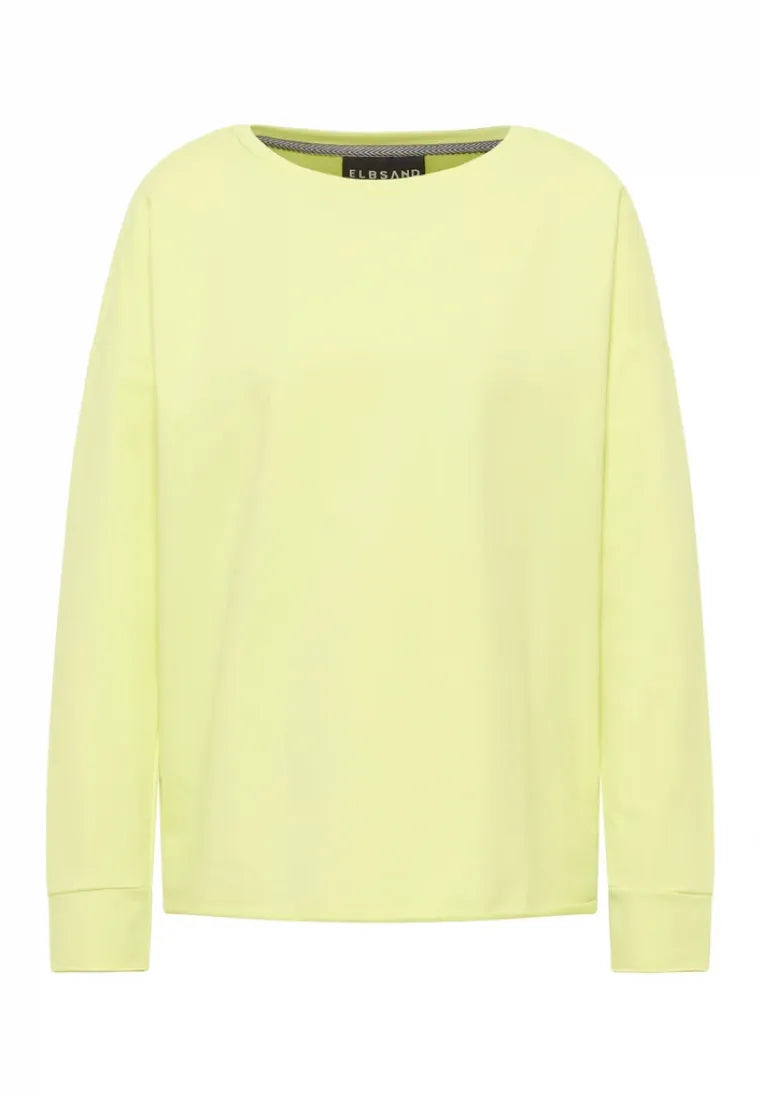 Elbsand Damen Sweatshirts Sunny Lime