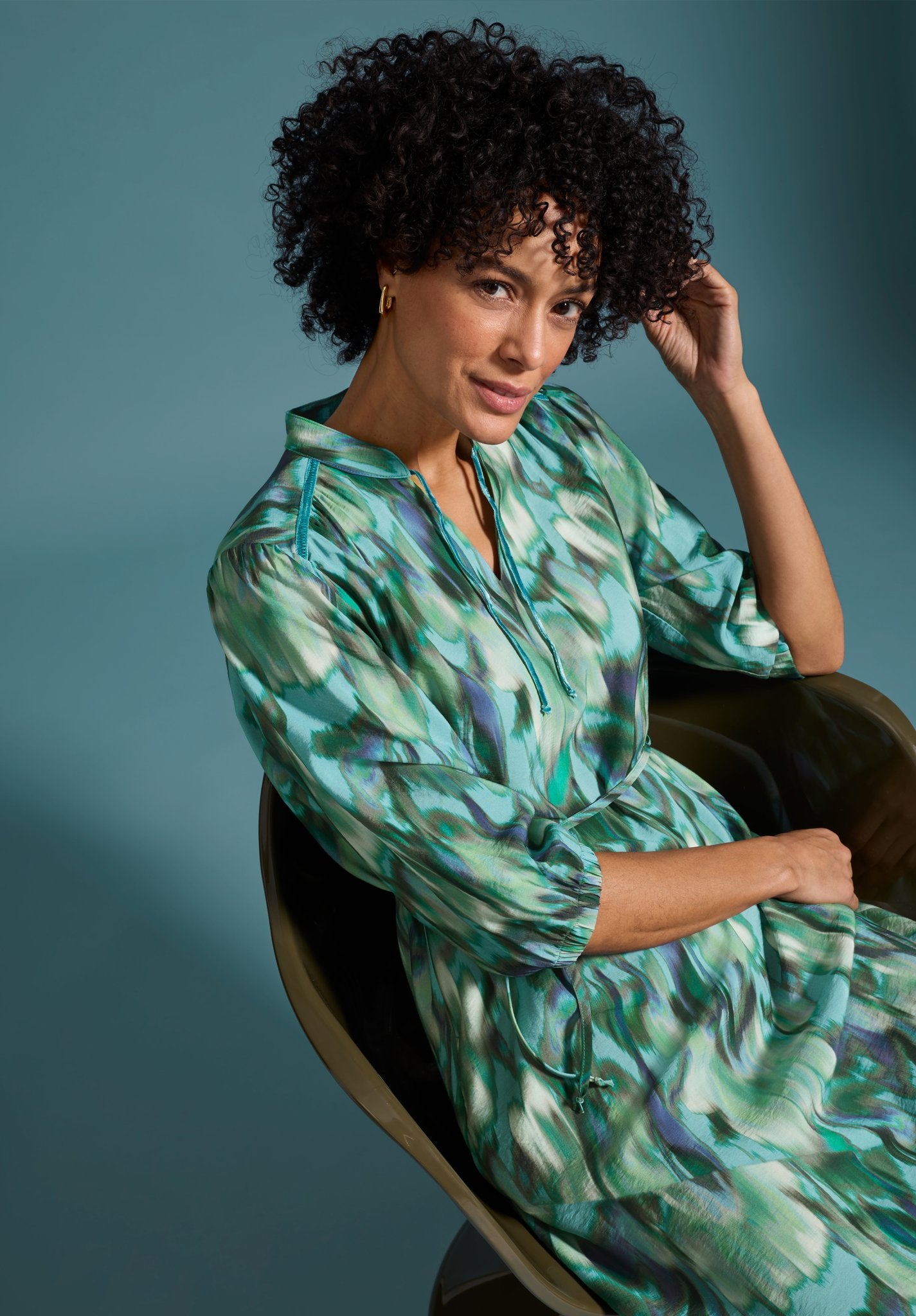 Bianca Damen Kleider Blue Mix