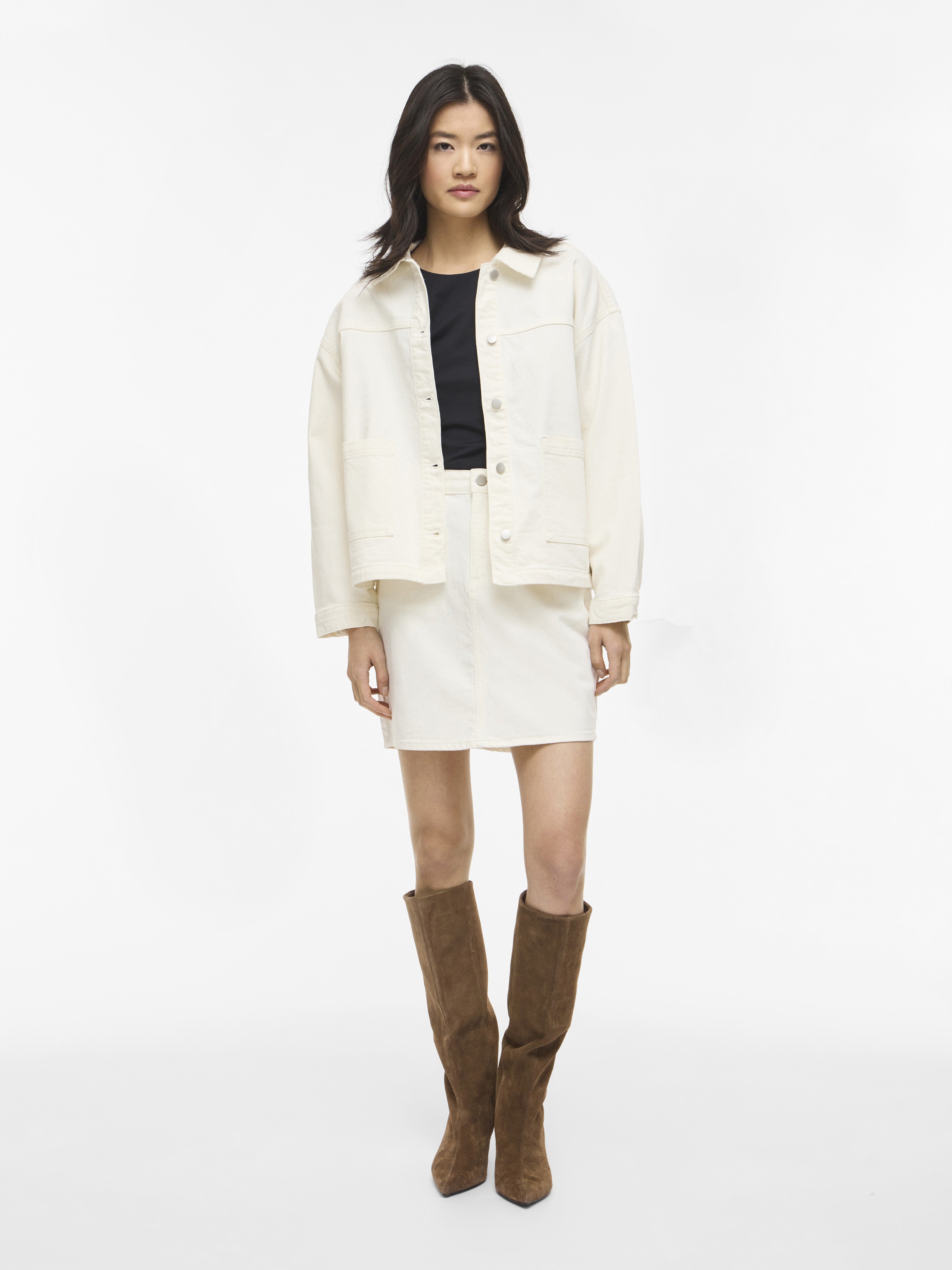 Jacke - Cloud Dancer Denim