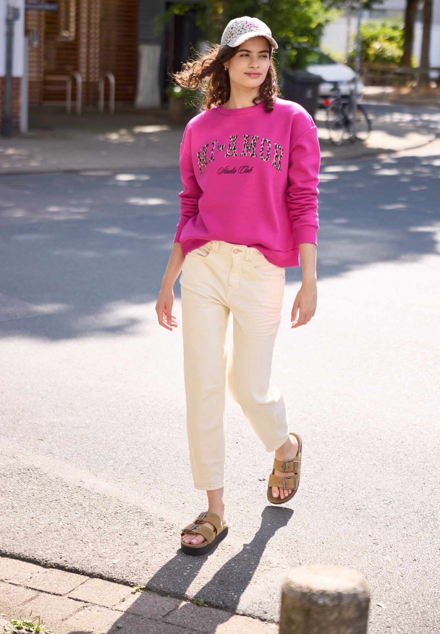 Street One Studio Damen Pullover  Ruby Rasp