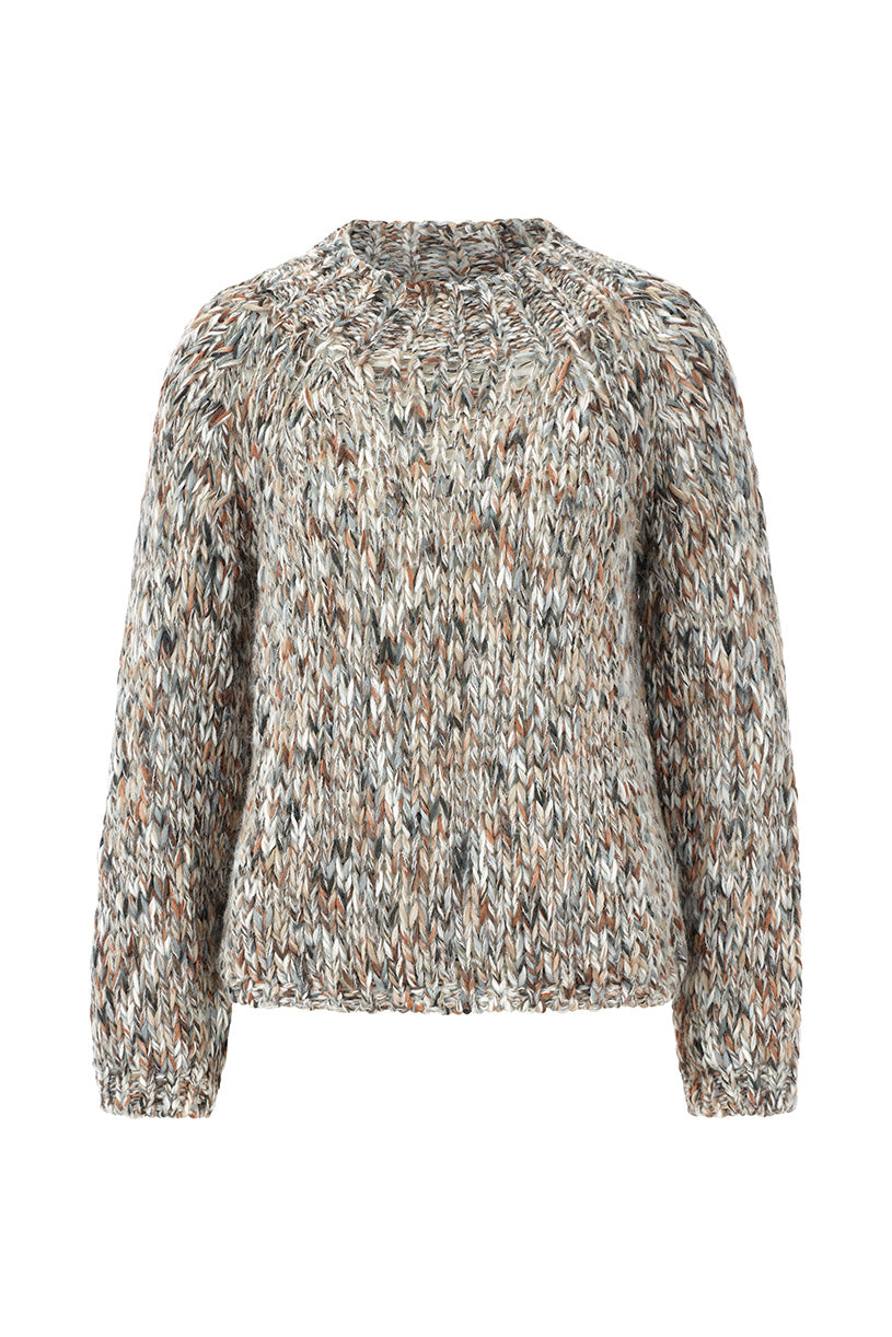 Rich & Royal Damen Pullover Pearl White