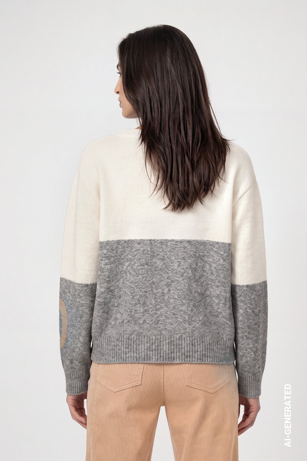 Monari Damen Pullover  Light Grey