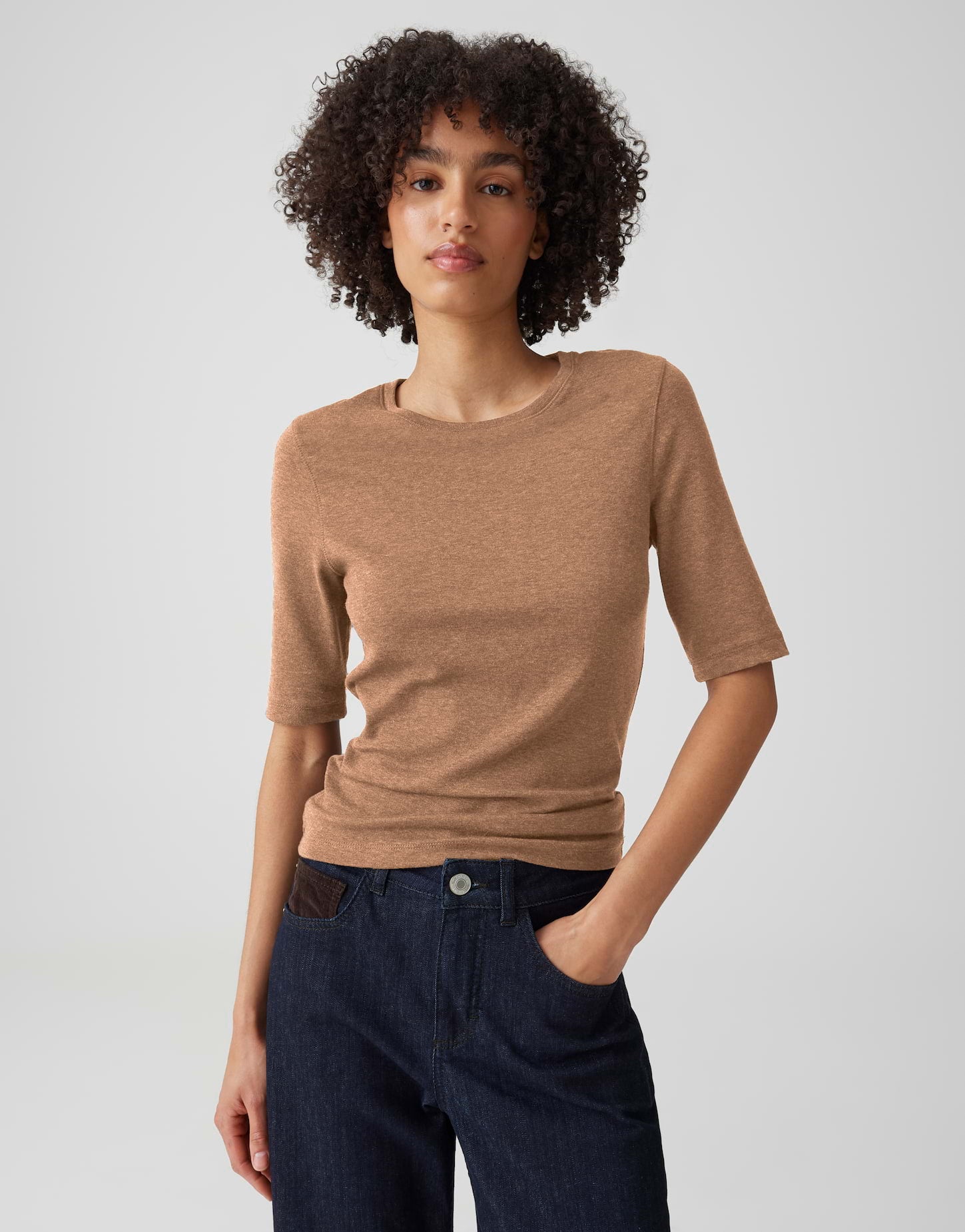 Opus Damen T-Shirts Ginger Bread