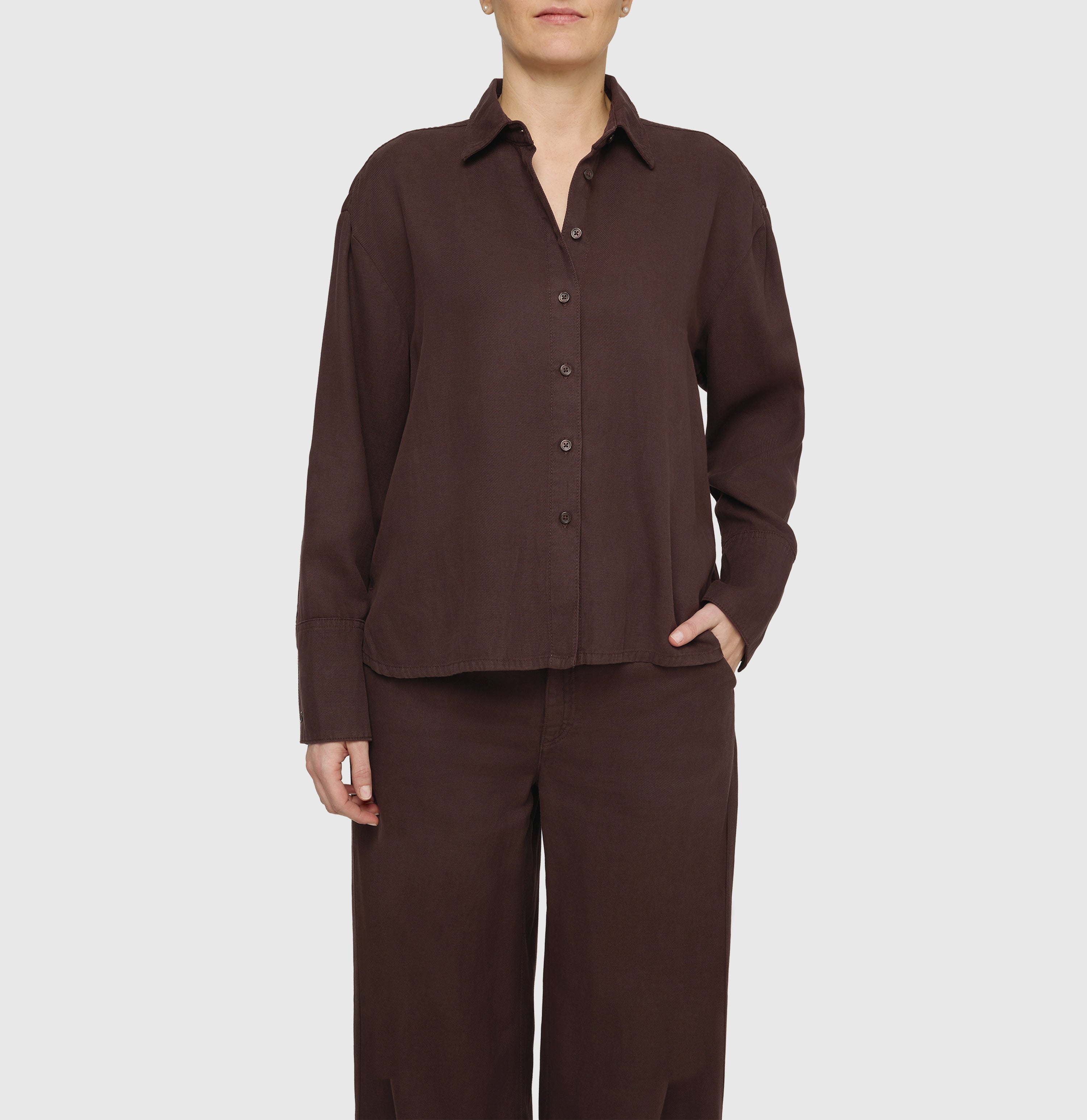 Mac Damen Hosen Truffle Brown P