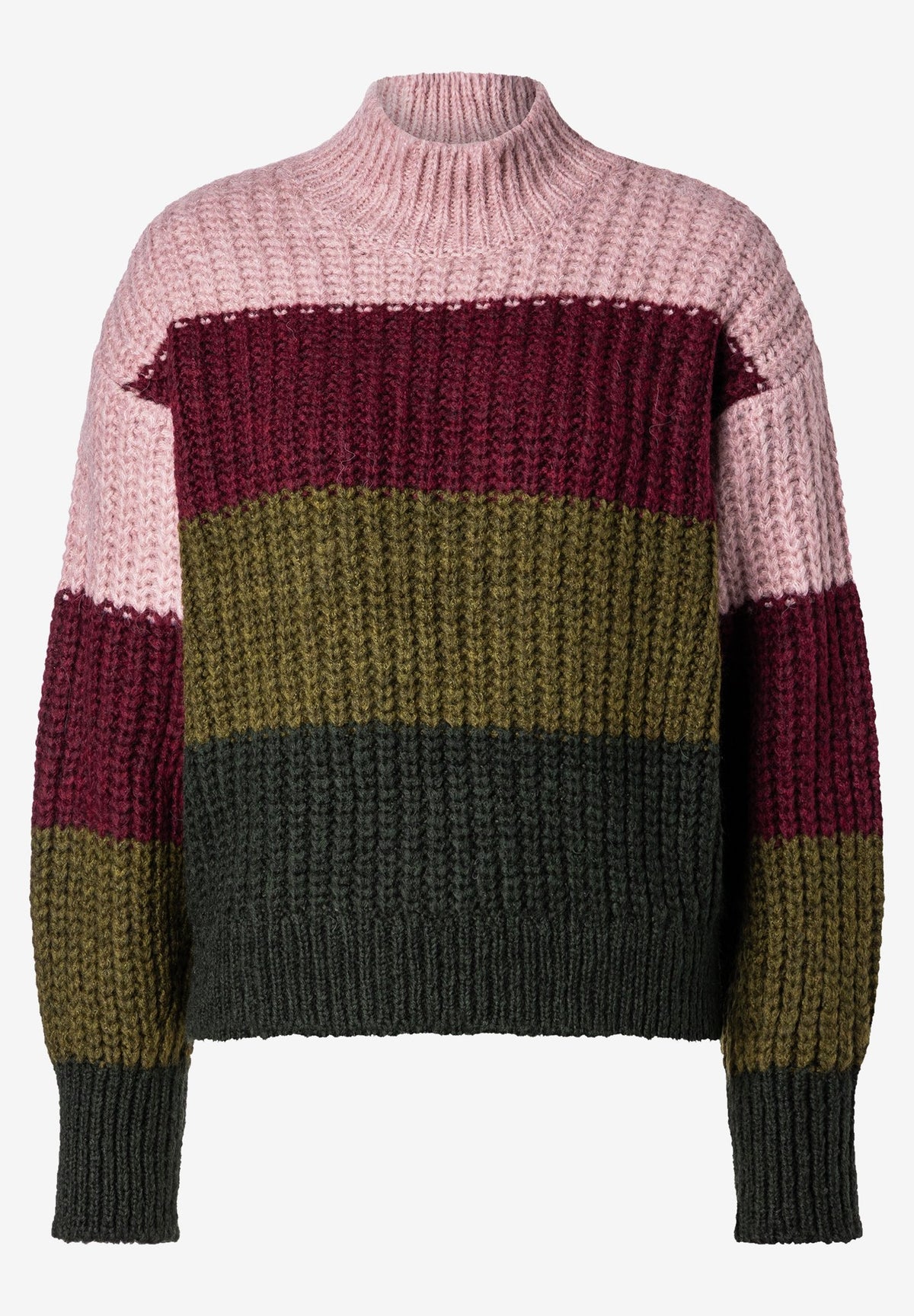 More & More Damen Pullover  Block Stri