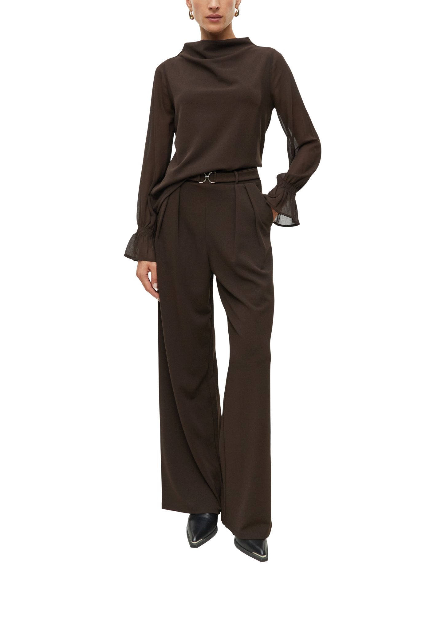 S. Oliver black Damen T-Shirts  Brown