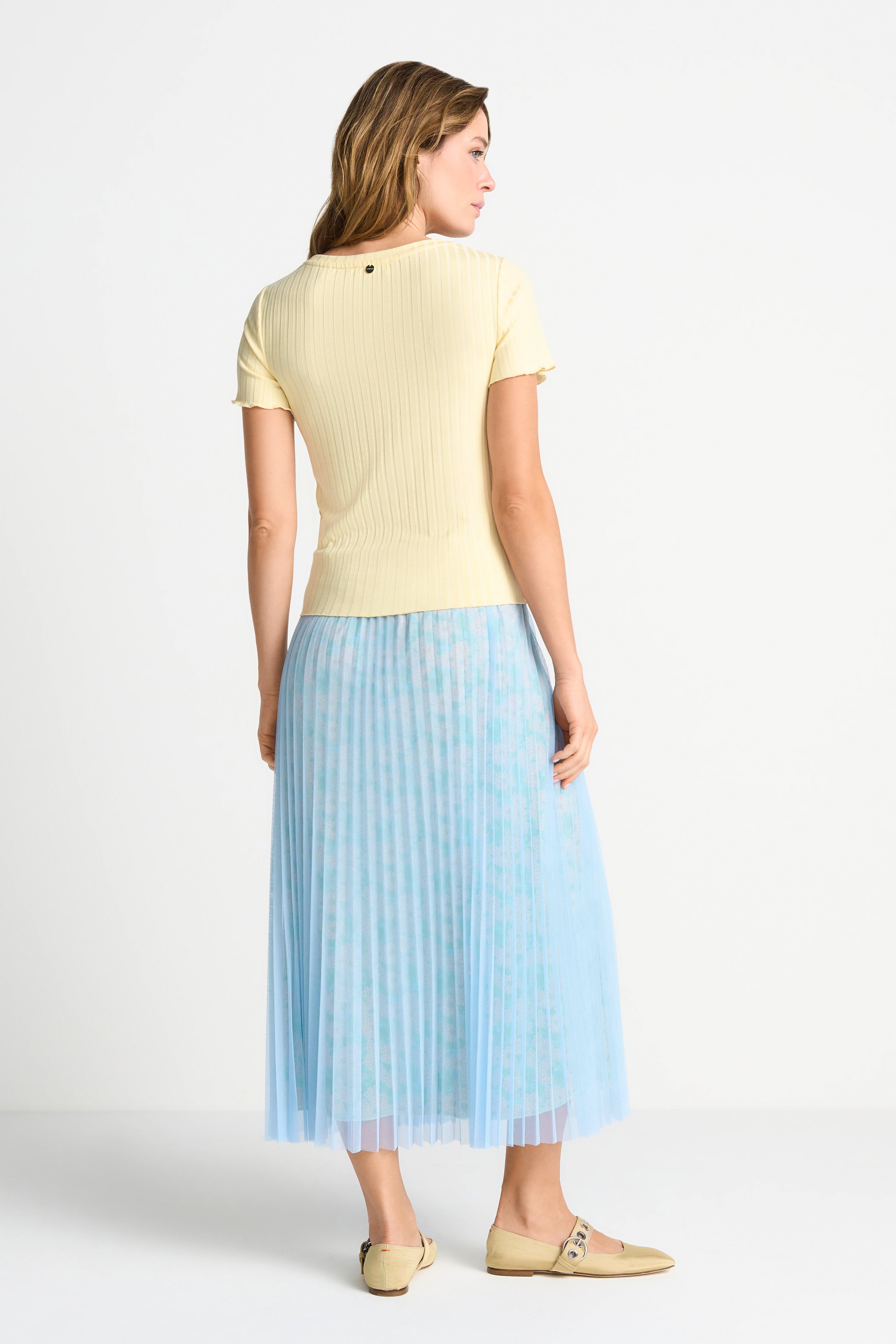 Rich & Royal Damen T-Shirts Soft Butter