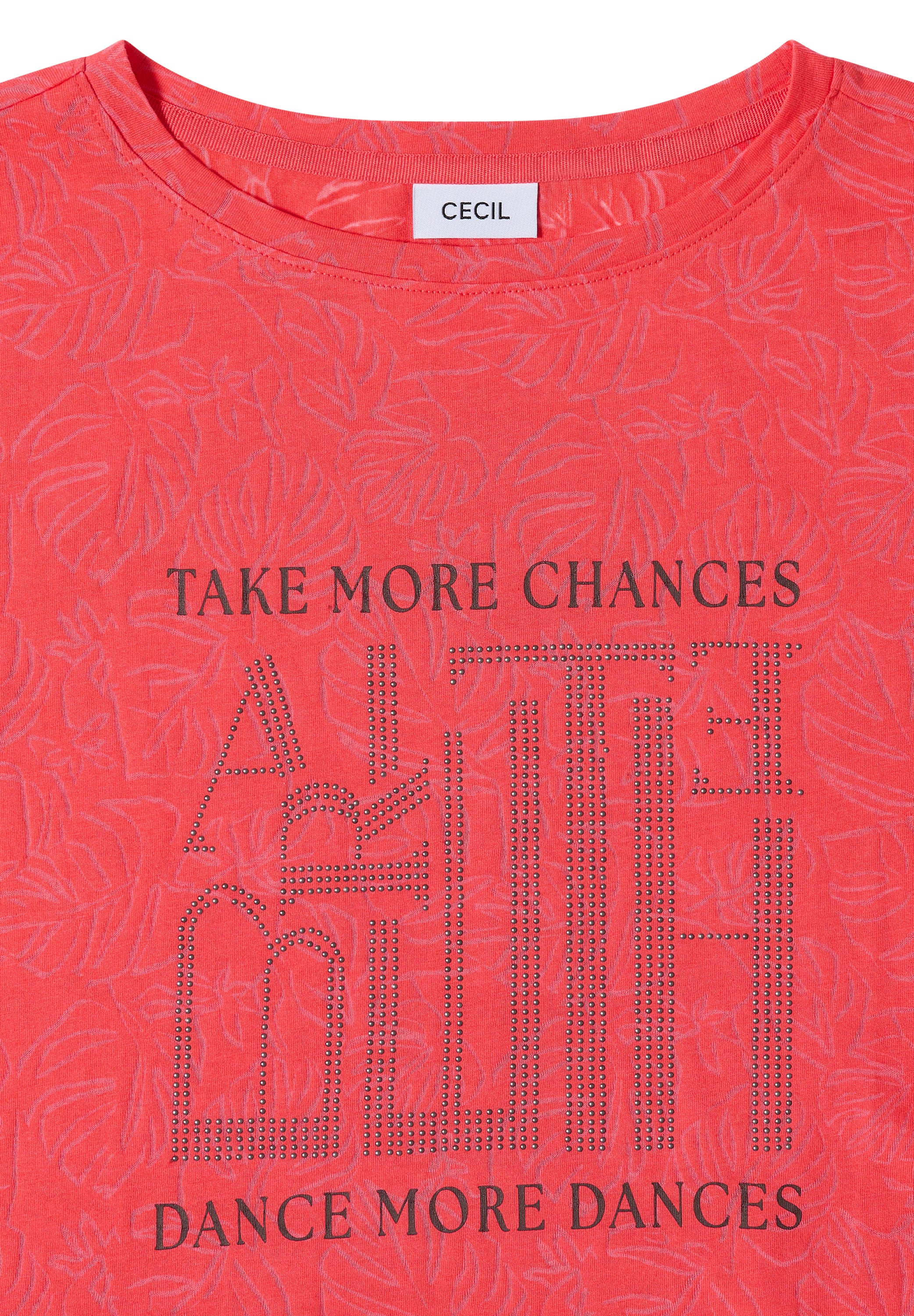 Cecil Damen T-Shirts  Coral