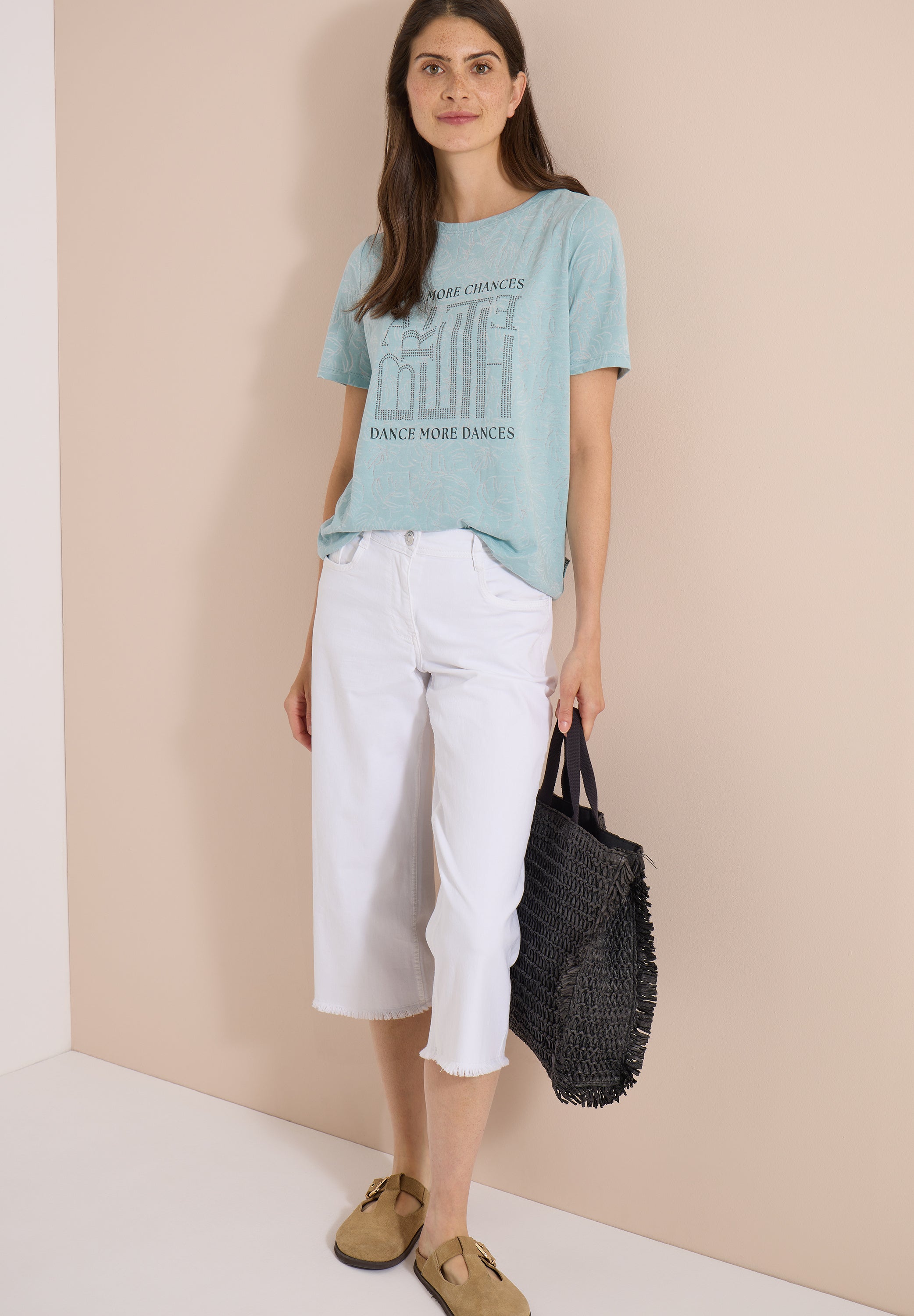 Cecil Damen T-Shirts Crystal M