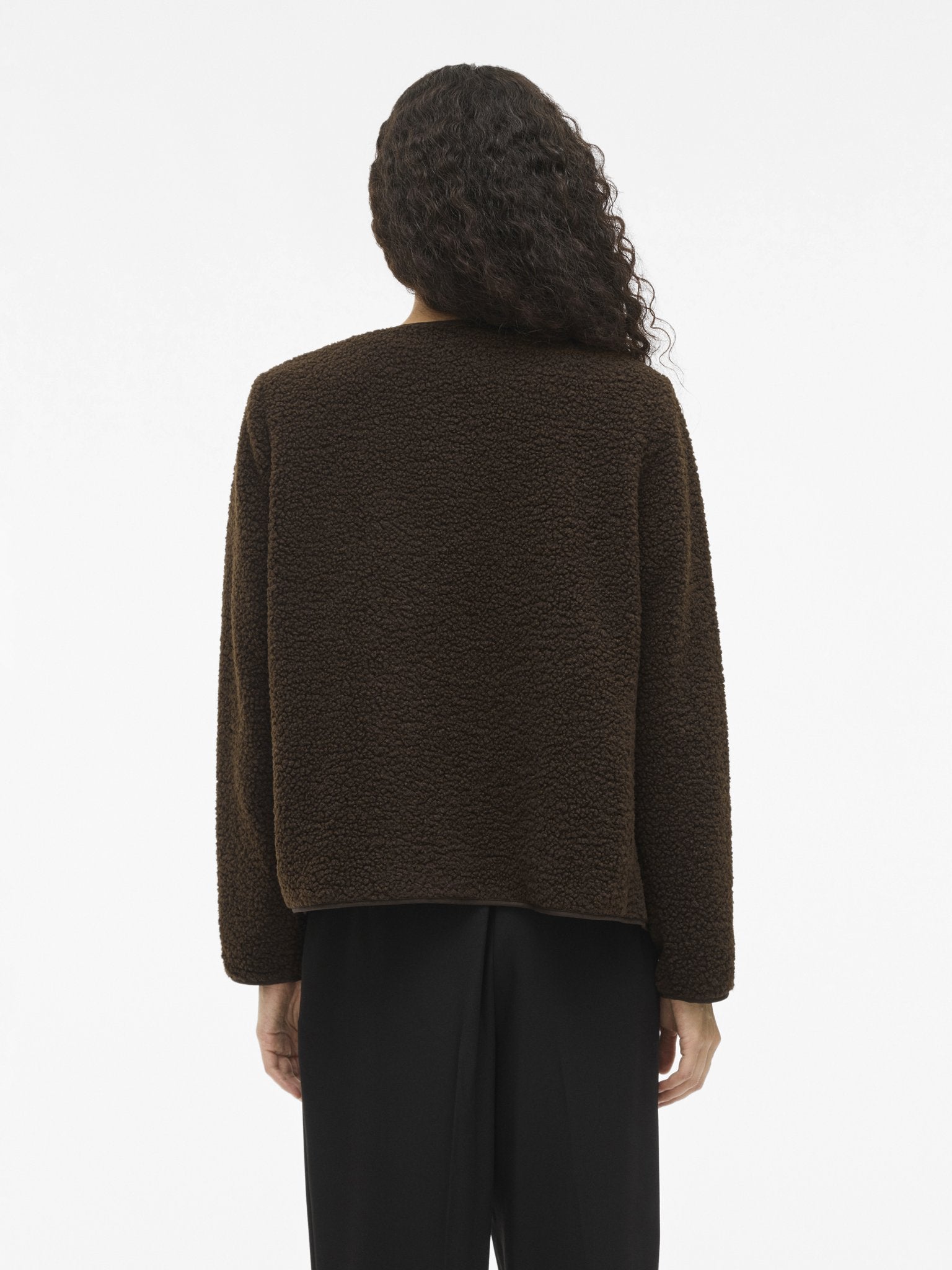 Vila Damen Jacken Coffee Bean