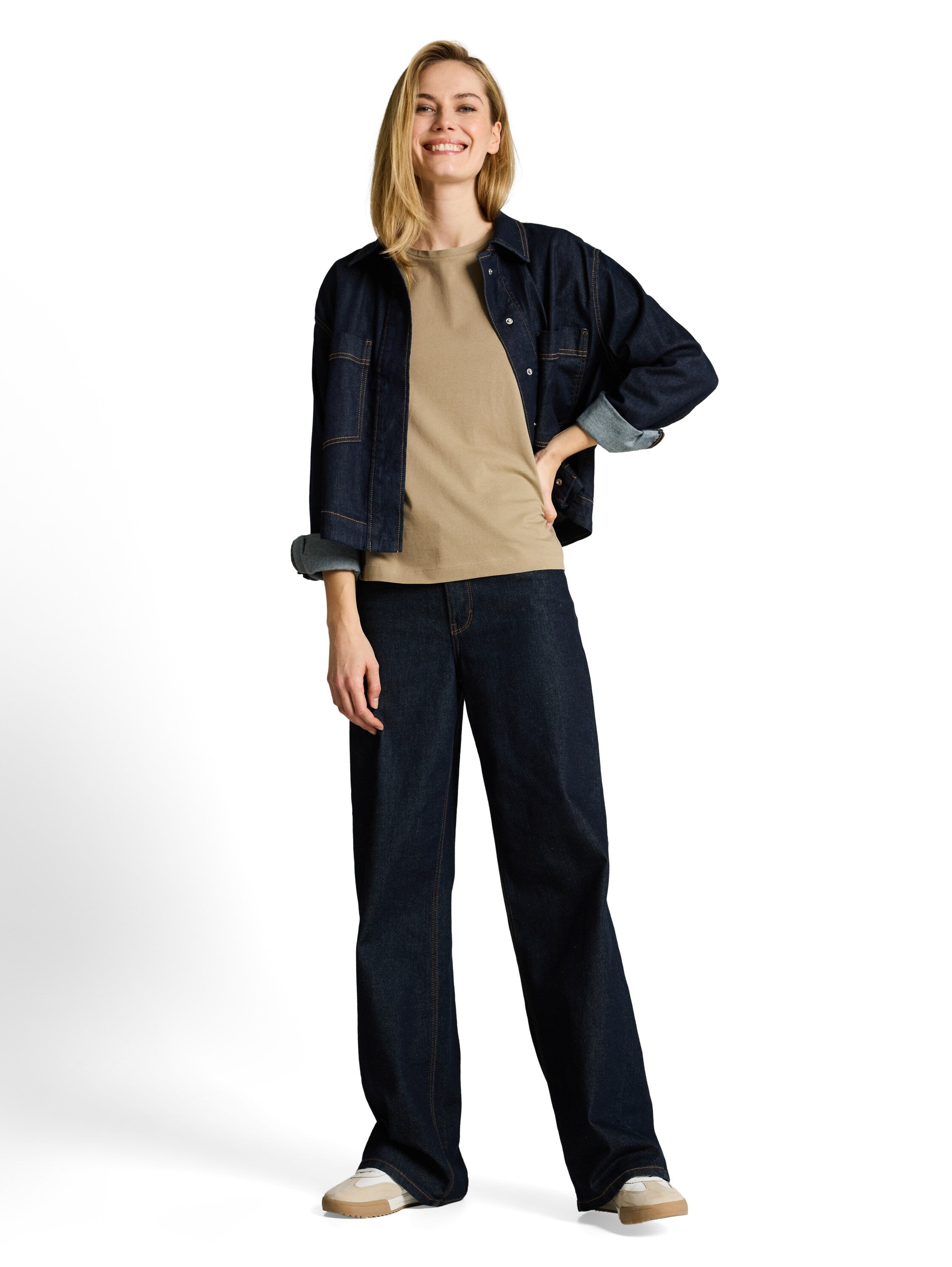Tom Tailor Damen T-Shirts Silver Olive