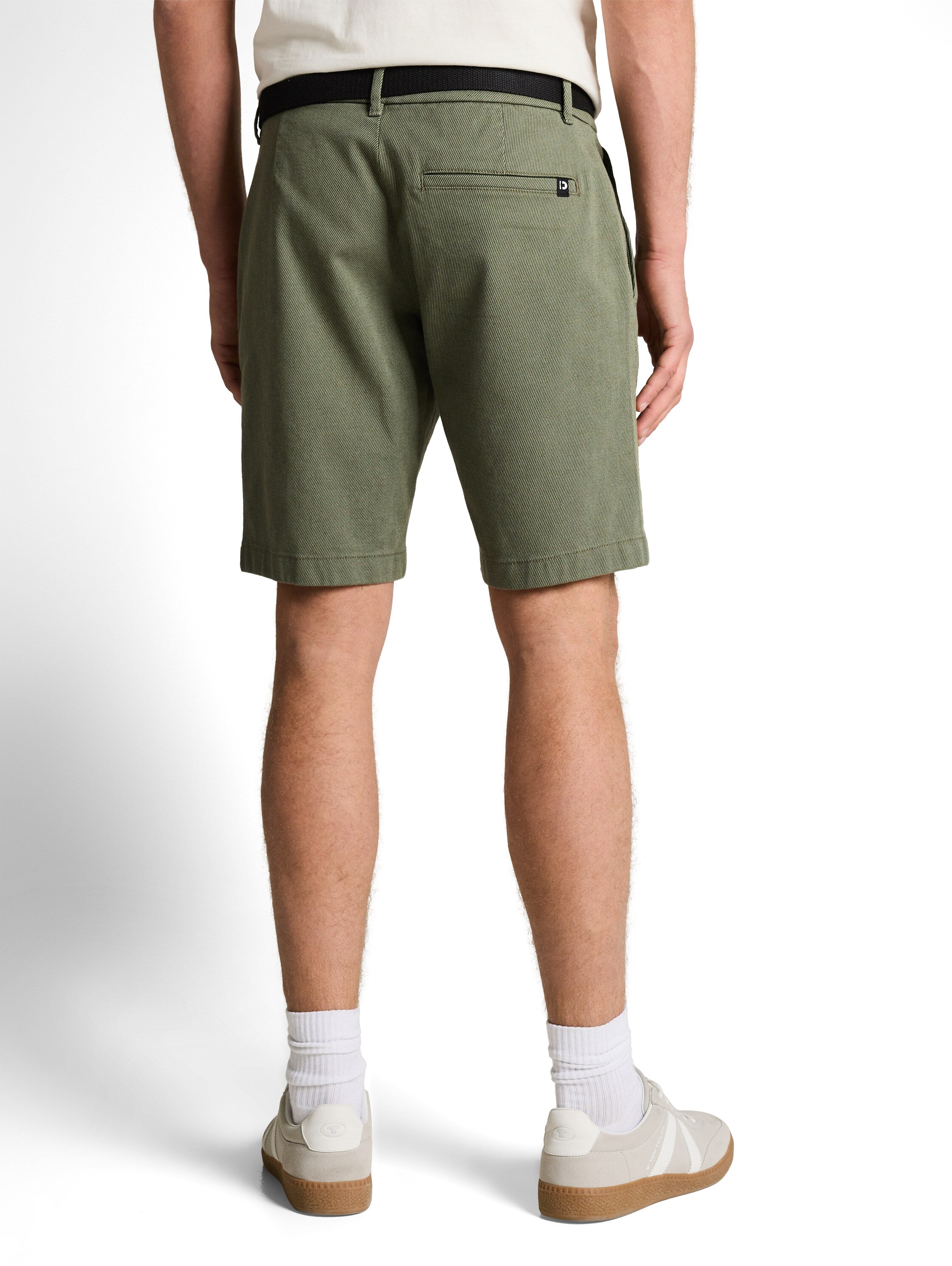 Tom Tailor denim Herren Shorts Olive Tonal Twi