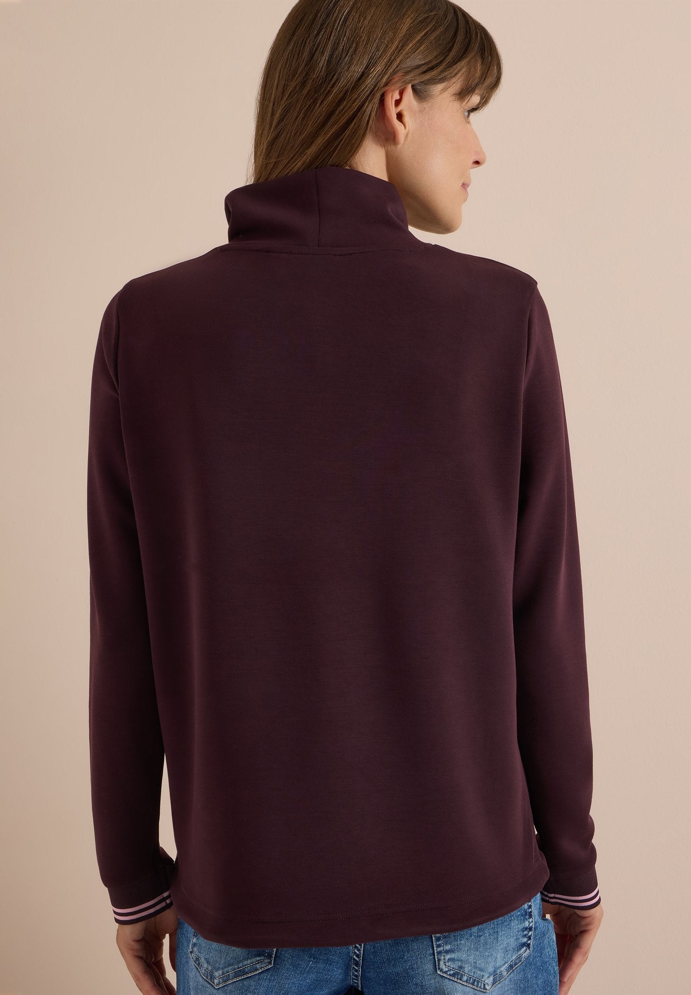Cecil Damen T-Shirts Berry Red