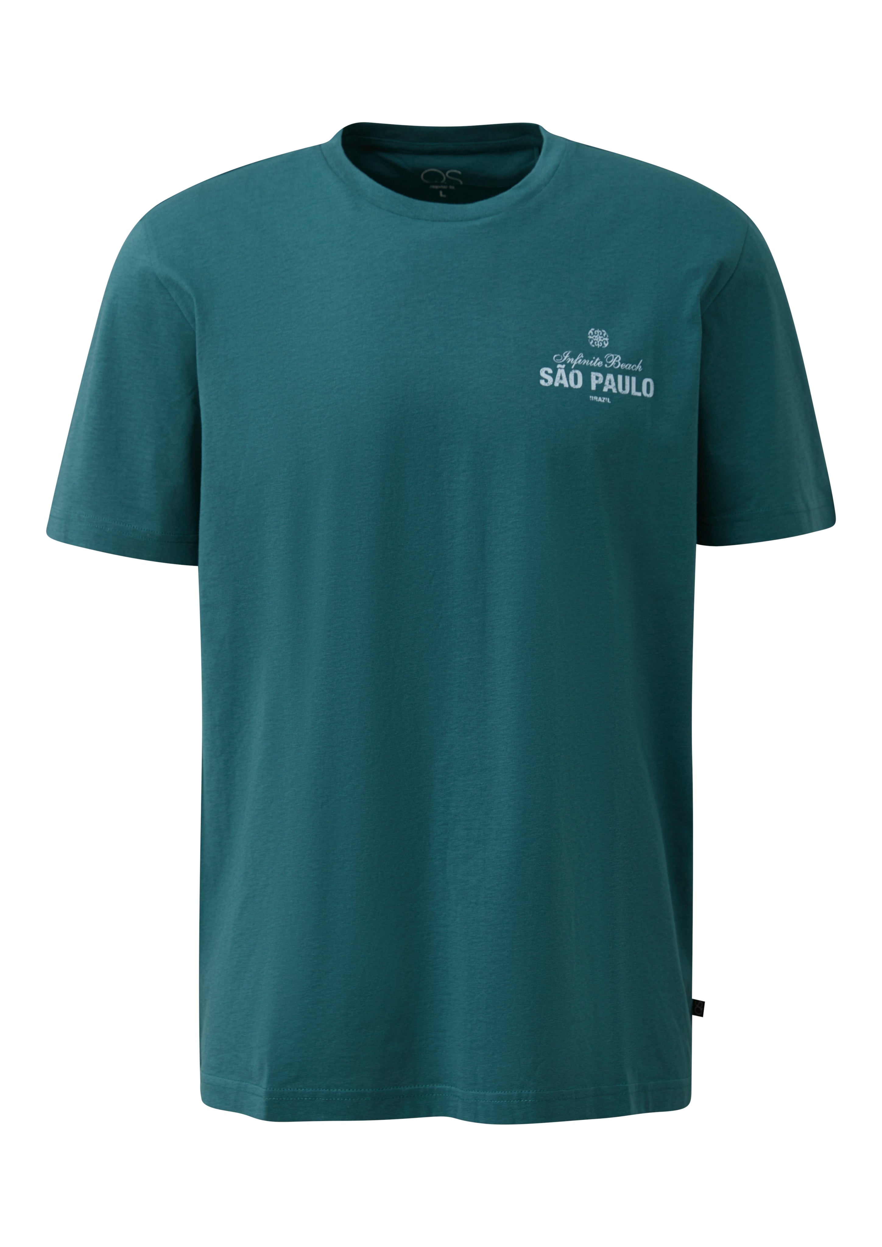 QS by S.Oliver Herren T-Shirts kurz Blue Green