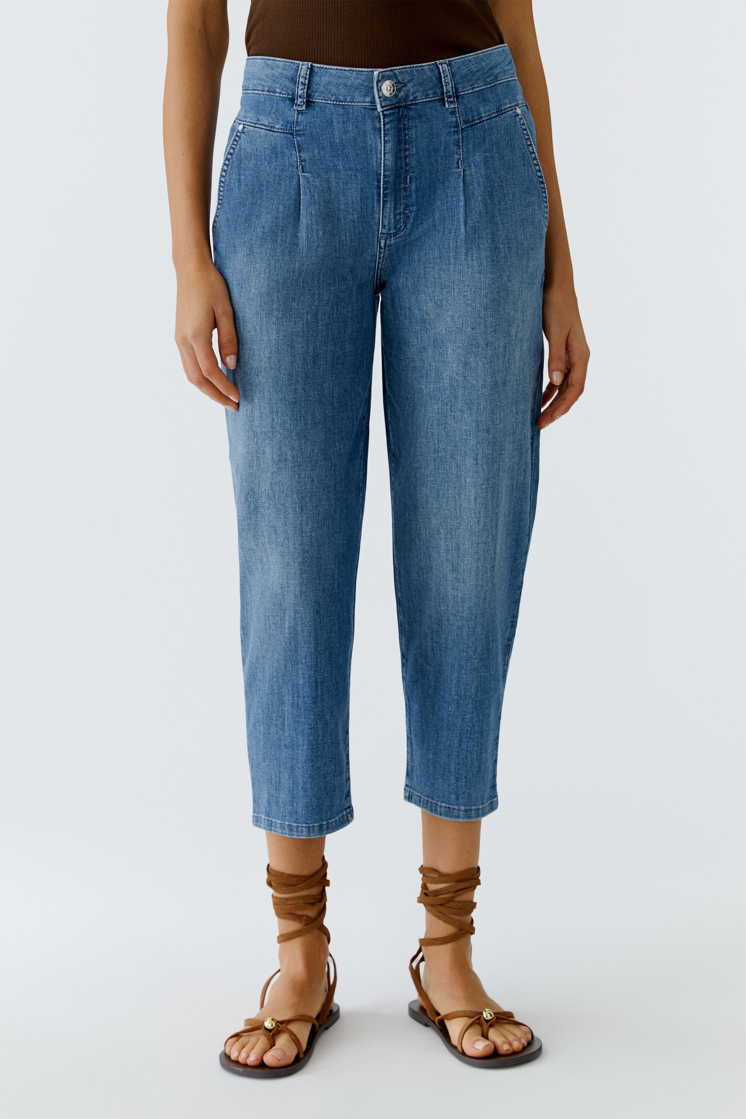 Oui Damen Jeans  Blue