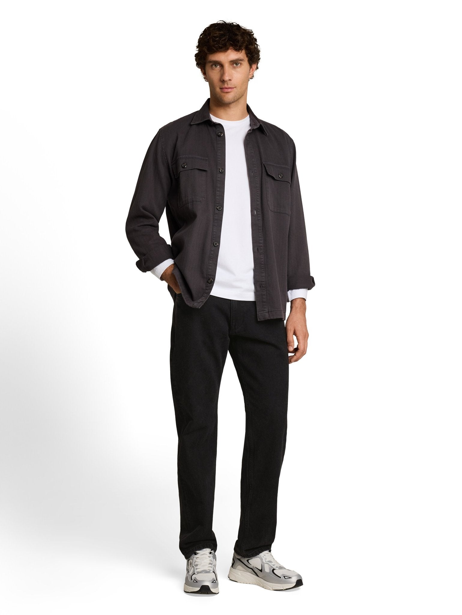 Tom Tailor denim Herren Jeans Dark Stone Blac
