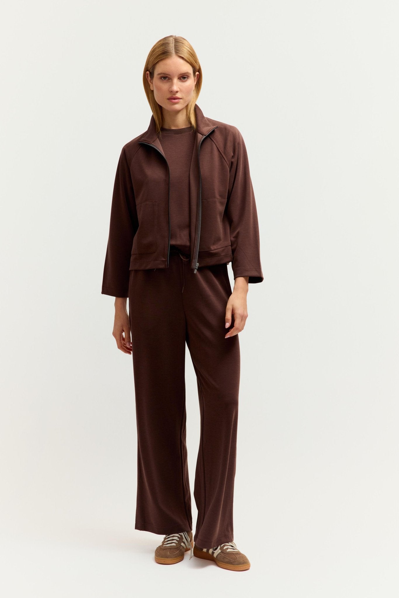 Fashion People Damen Strickjacken Wood