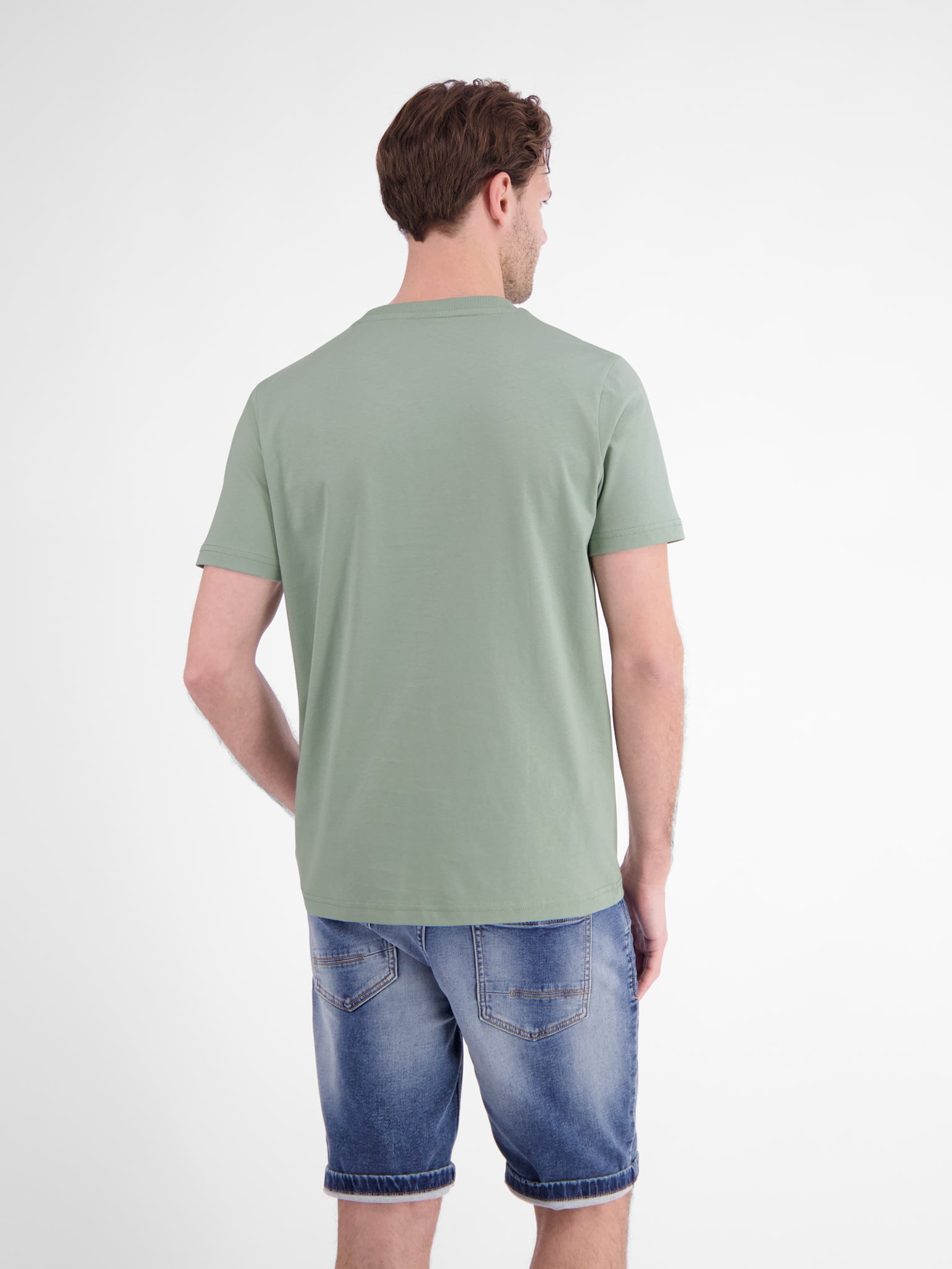 Lerros Herren T-Shirts kurz Bay Green
