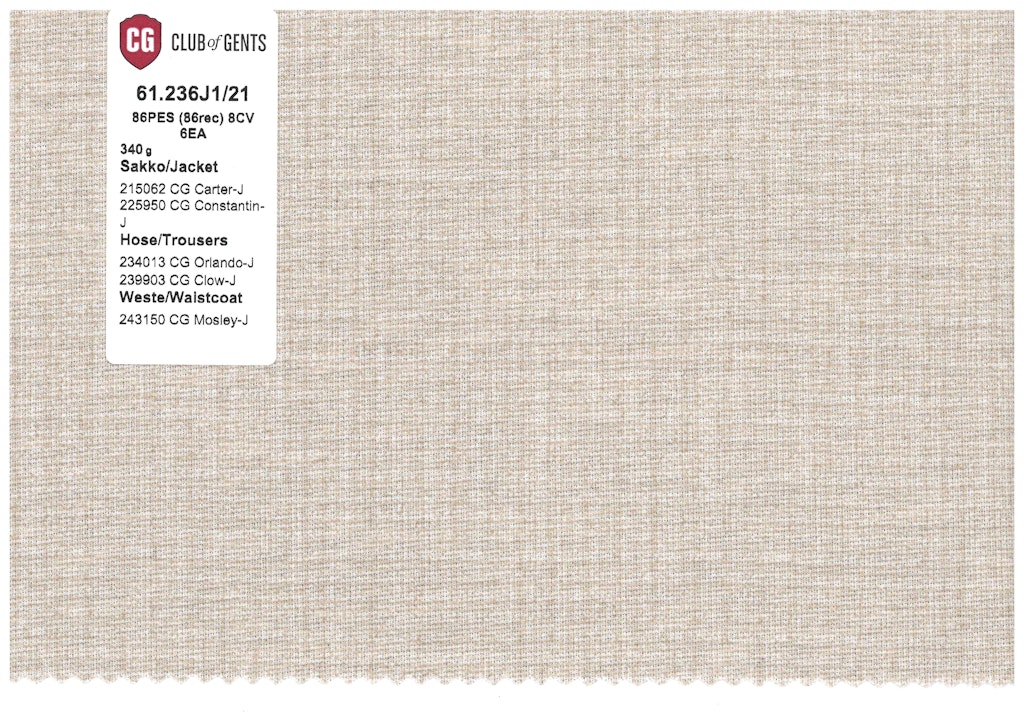 Carl Gross Herren Sakkos Hellbeige