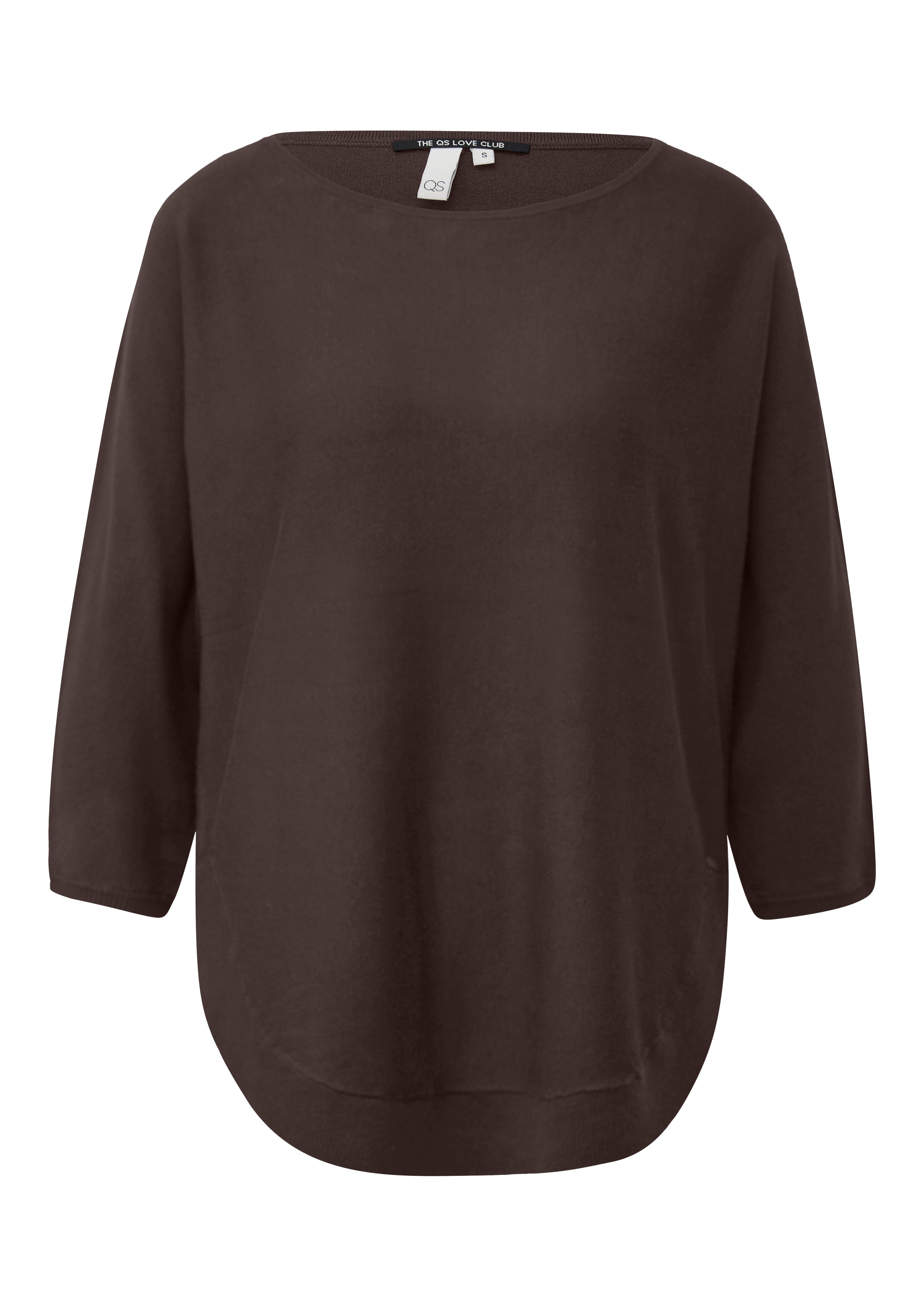 QS by S.Oliver Damen Pullover  Brown
