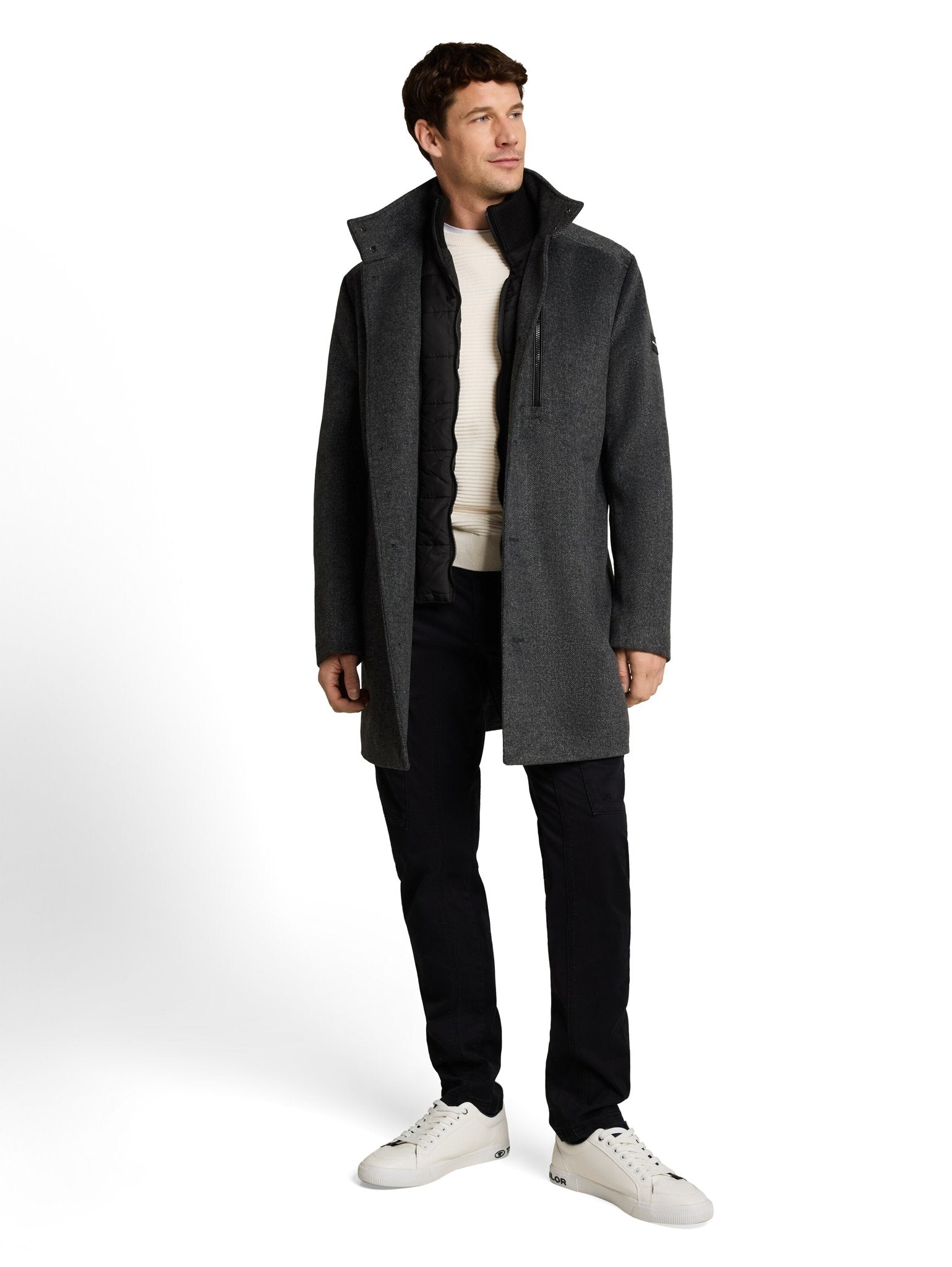 Tom Tailor Herren Jacken Dark Grey Black
