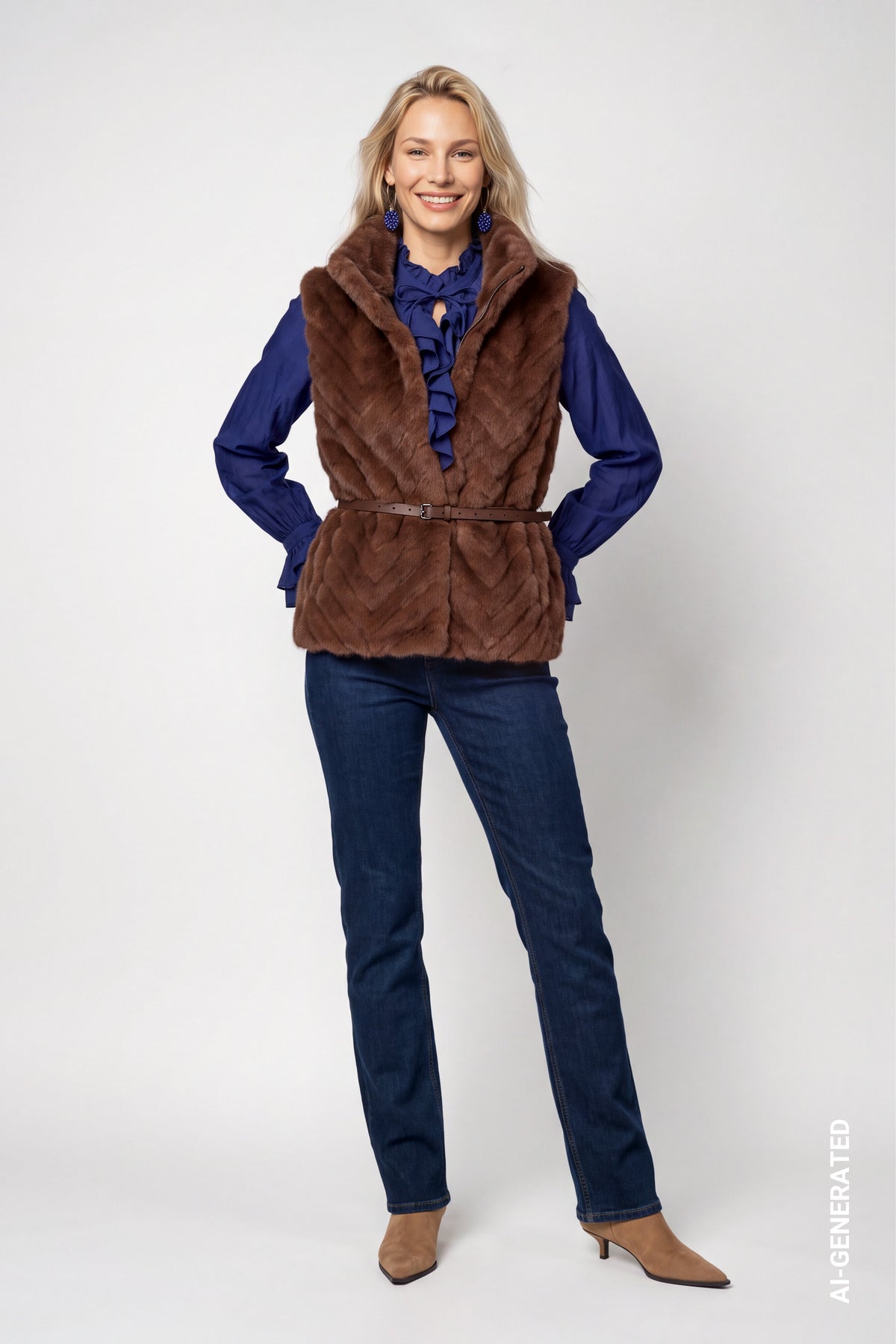 Monari Damen Outdoorwesten Dark Tirami