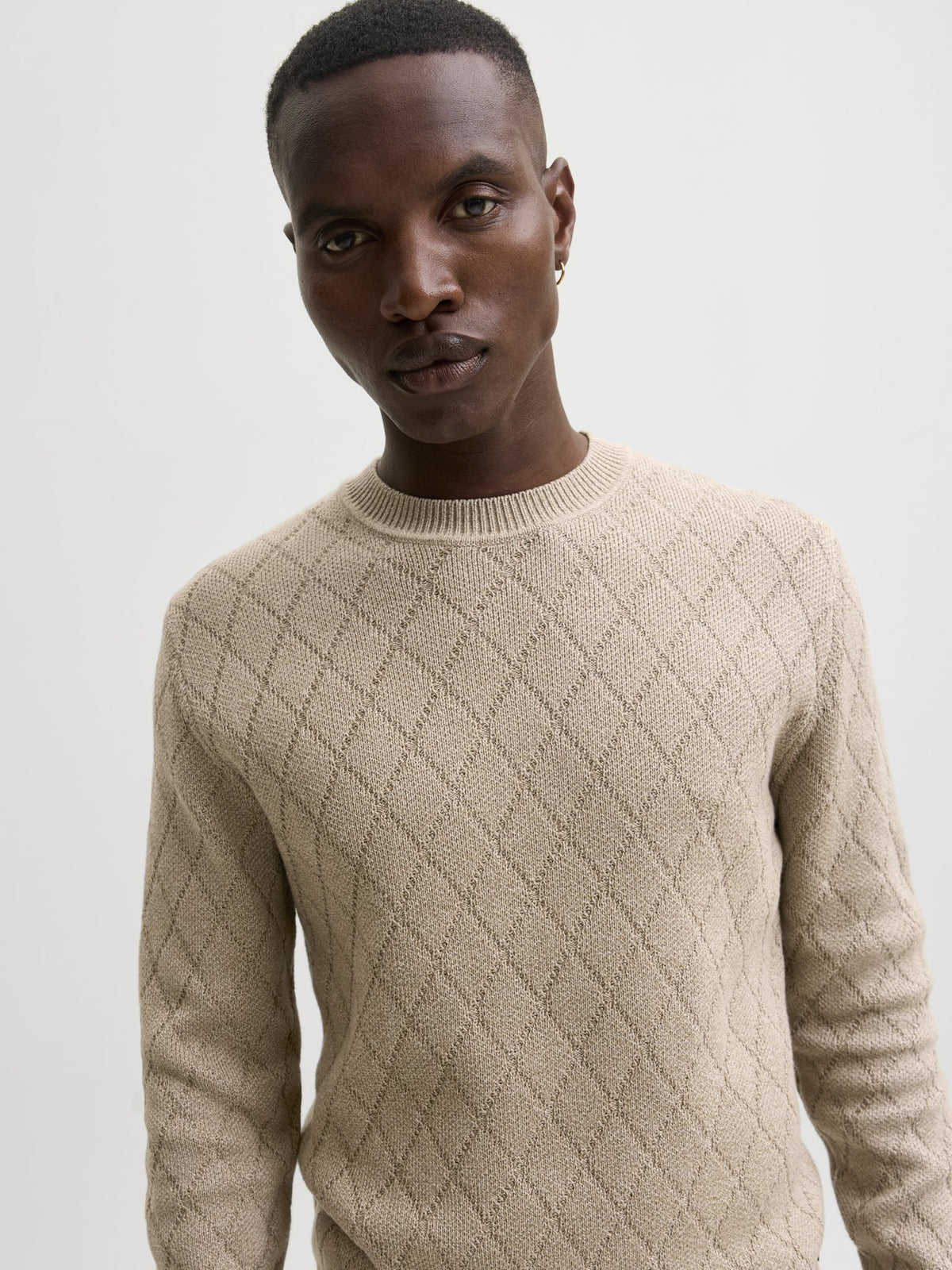 Jack & Jones Herren Pullover Petrified Oak/A
