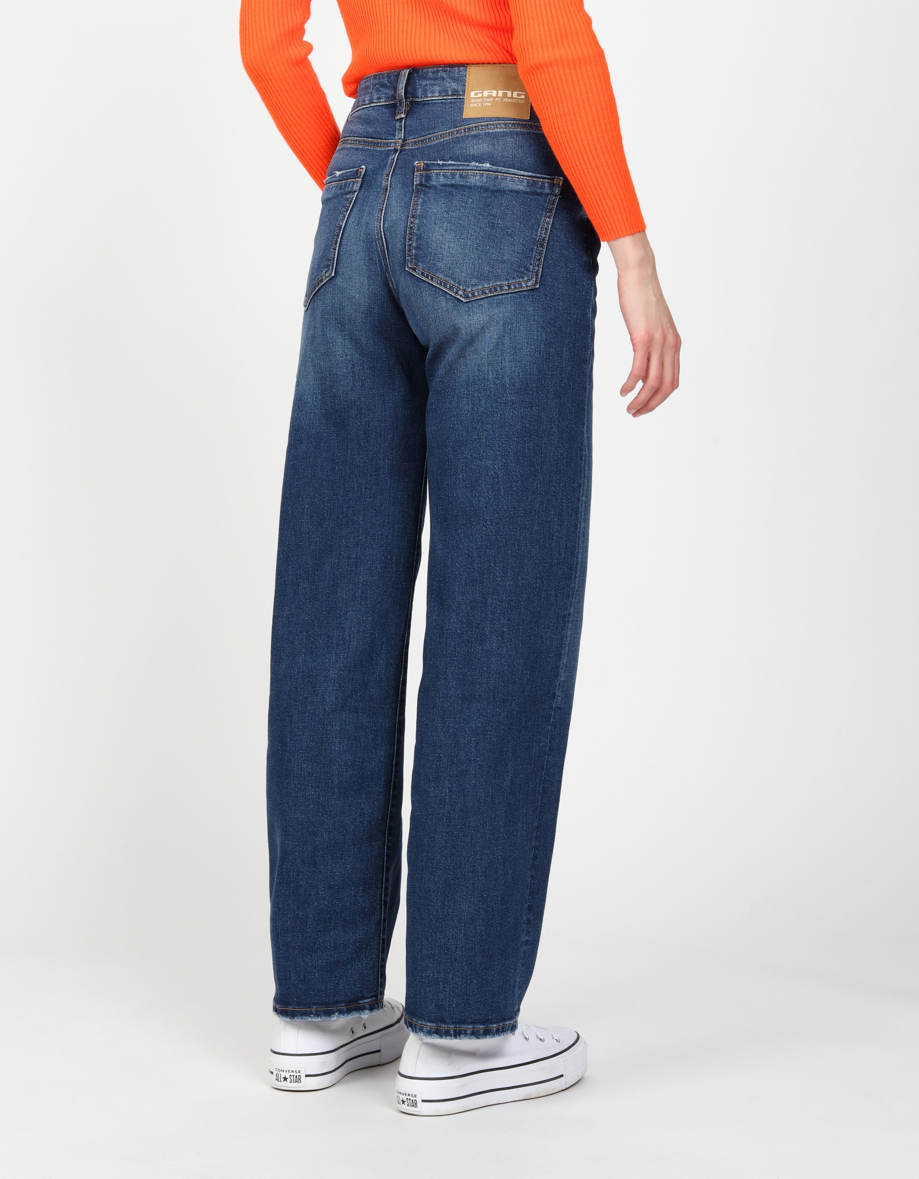 Gang Damen Jeans Blue Destr