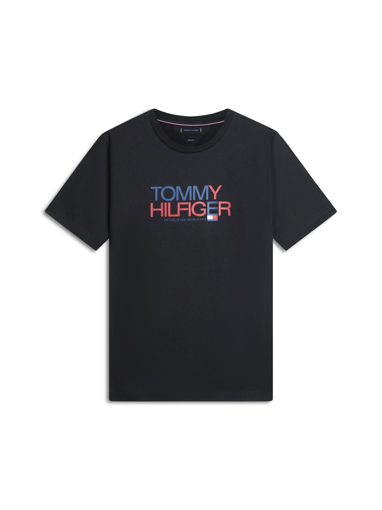 Tommy Hilfiger Herren T-Shirts kurz Bds Black