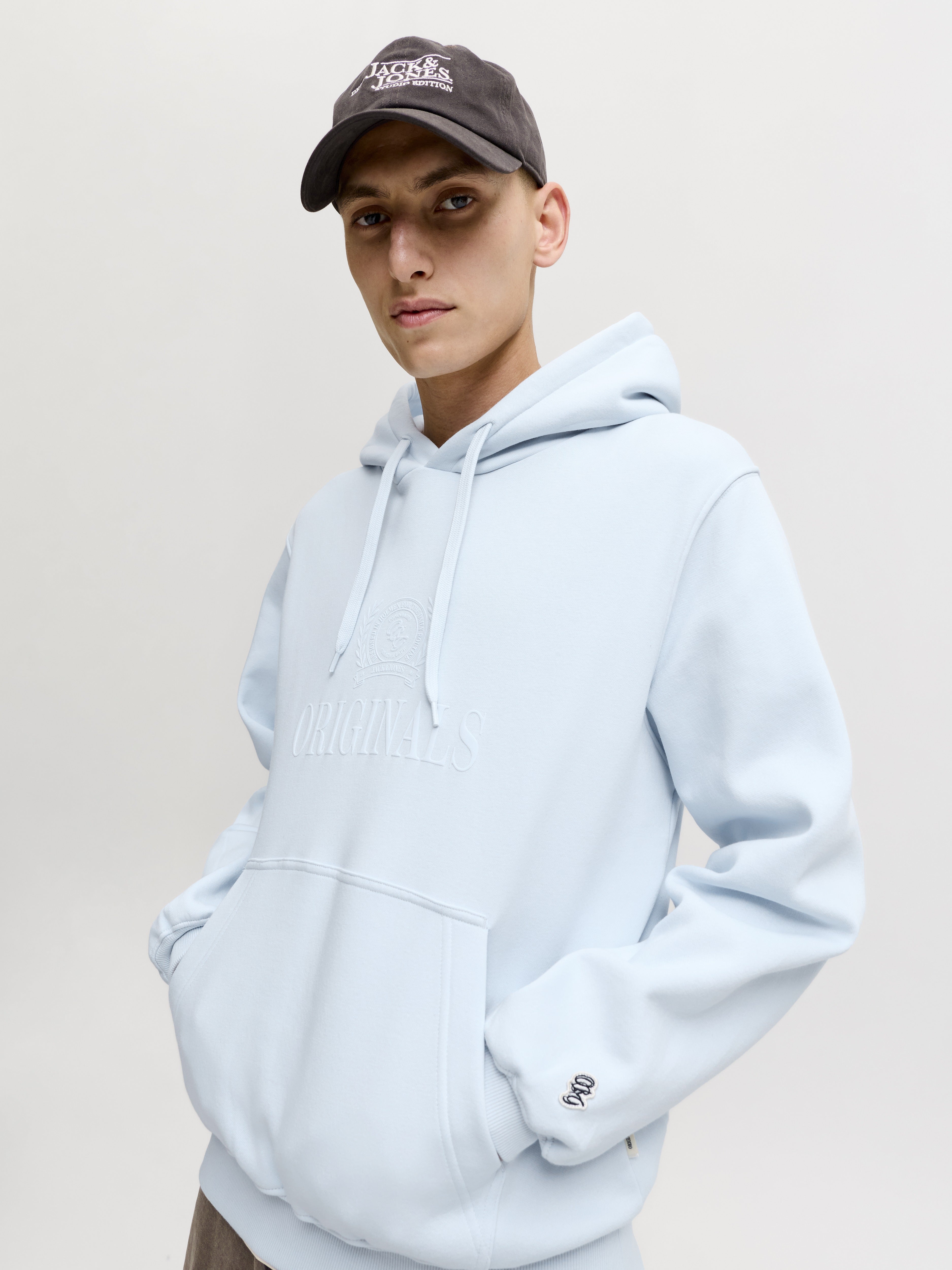 Jack & Jones Herren Sweatshirts Ice Water