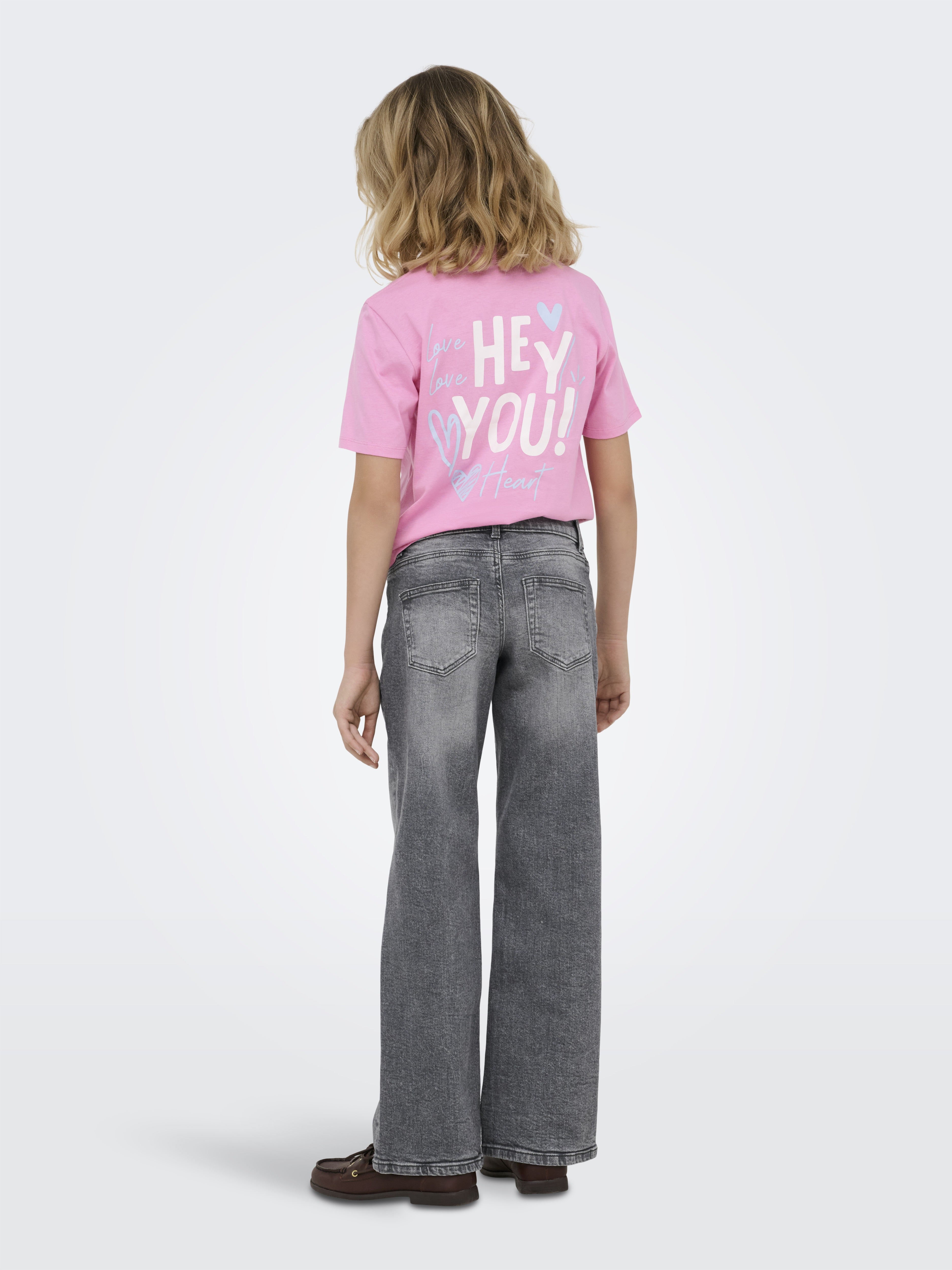 Only Mädchen Hosen, Jeans & Leggings Light Grey Deni