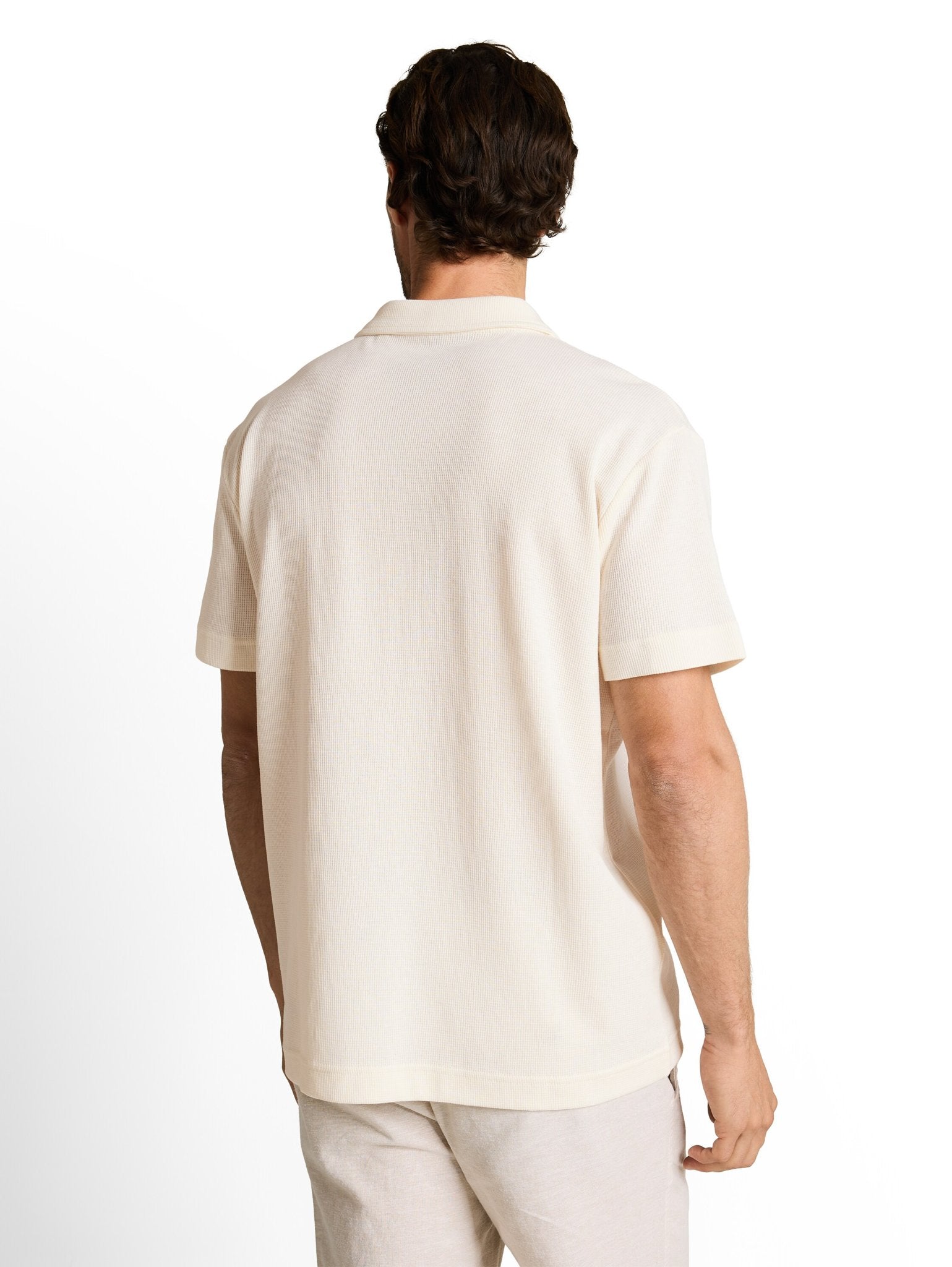 Tom Tailor Herren Polo-Shirts Gardenia White