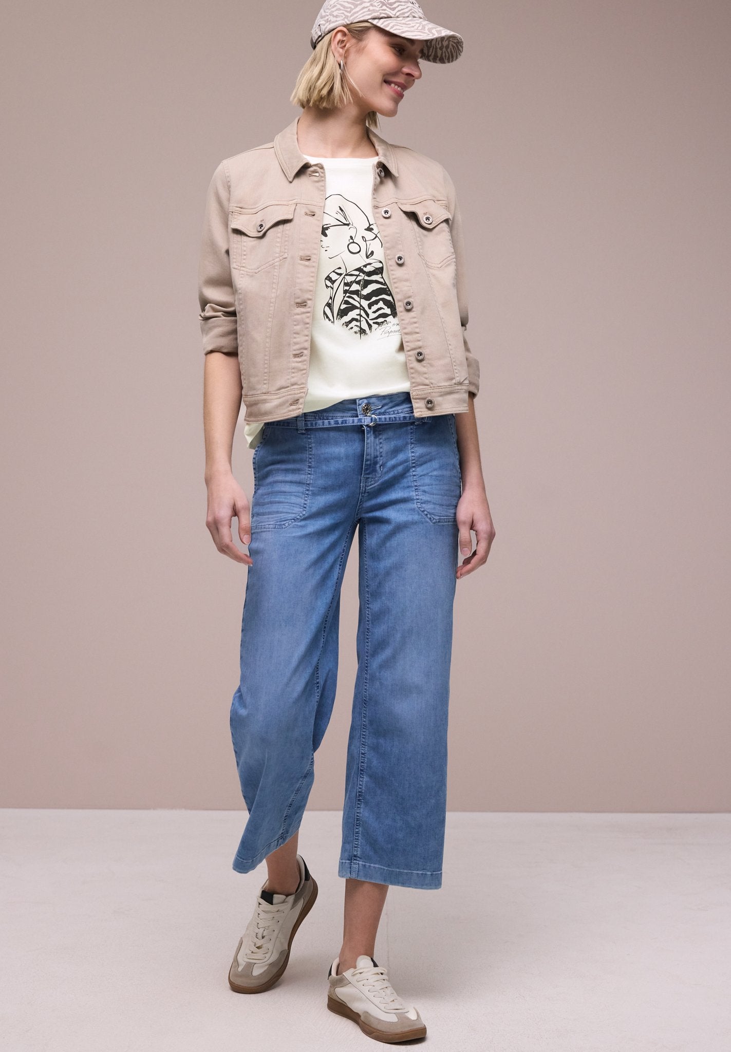 Street One Damen T-Shirts  Off White