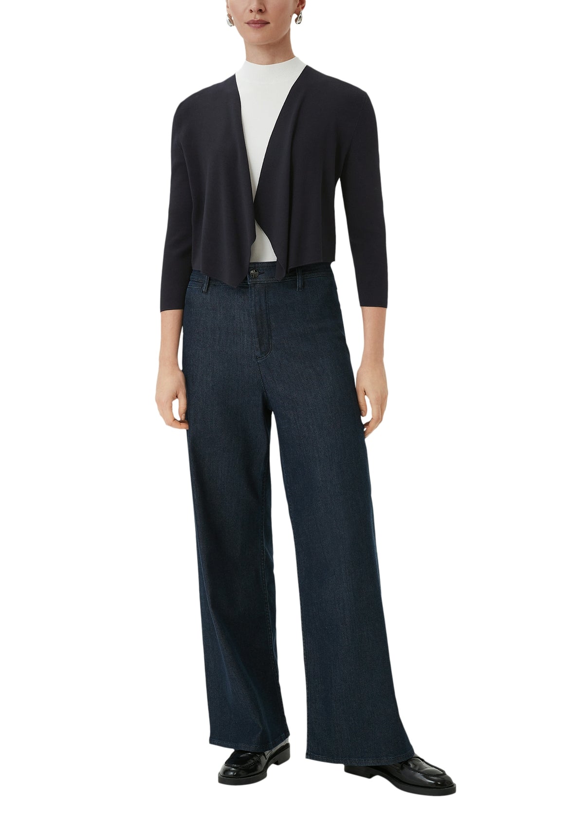 Comma Damen Strickjacken Blue