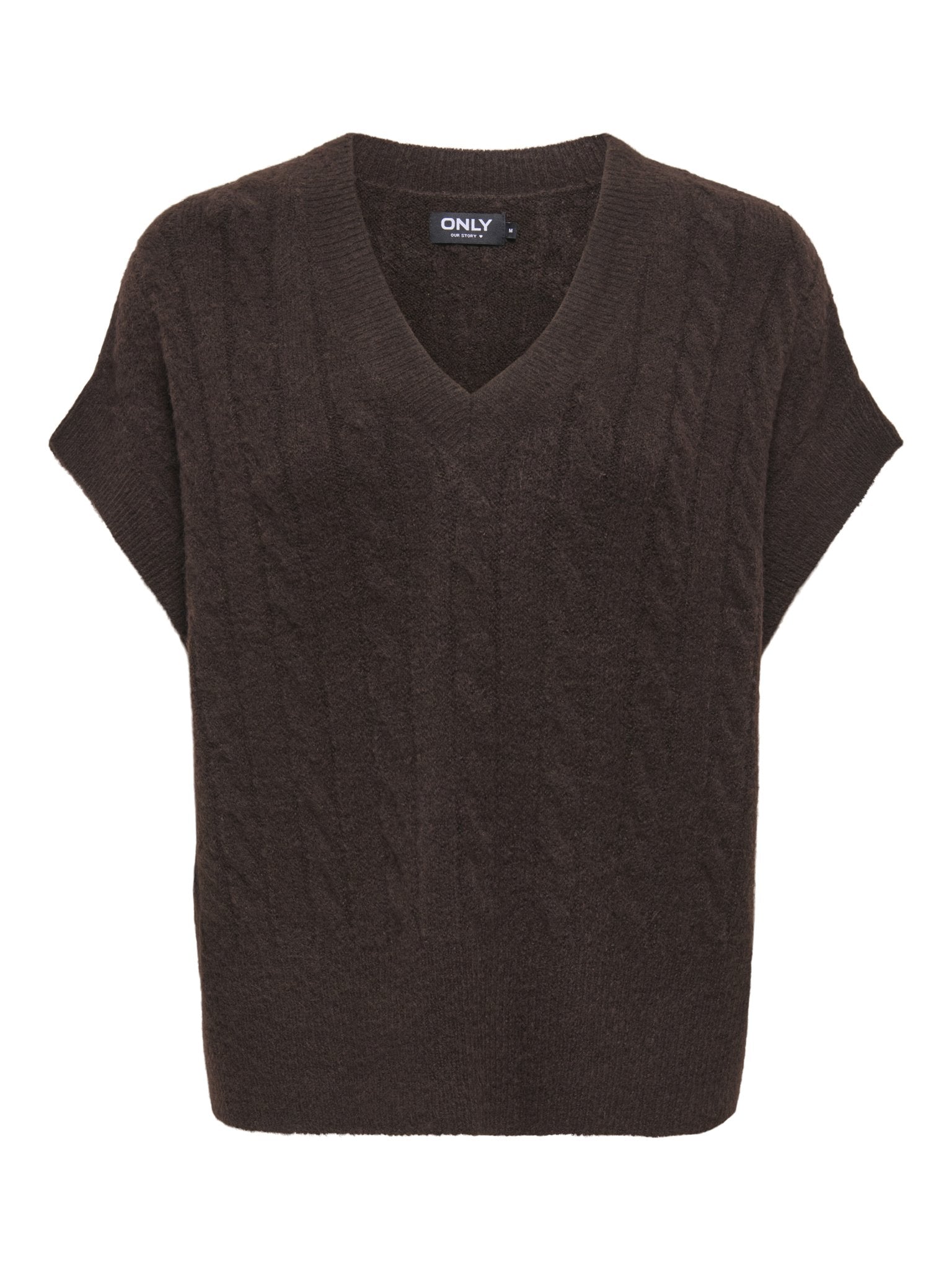 only Damen Pullover Coffee Bean/Mel