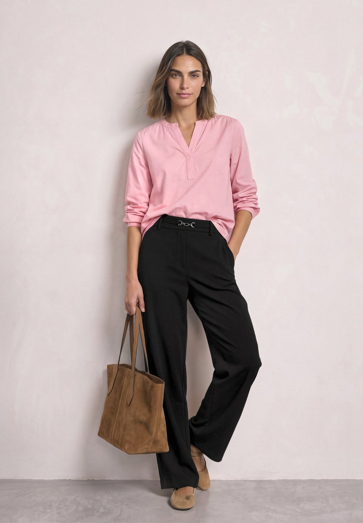 Street One Damen Hosen  Black
