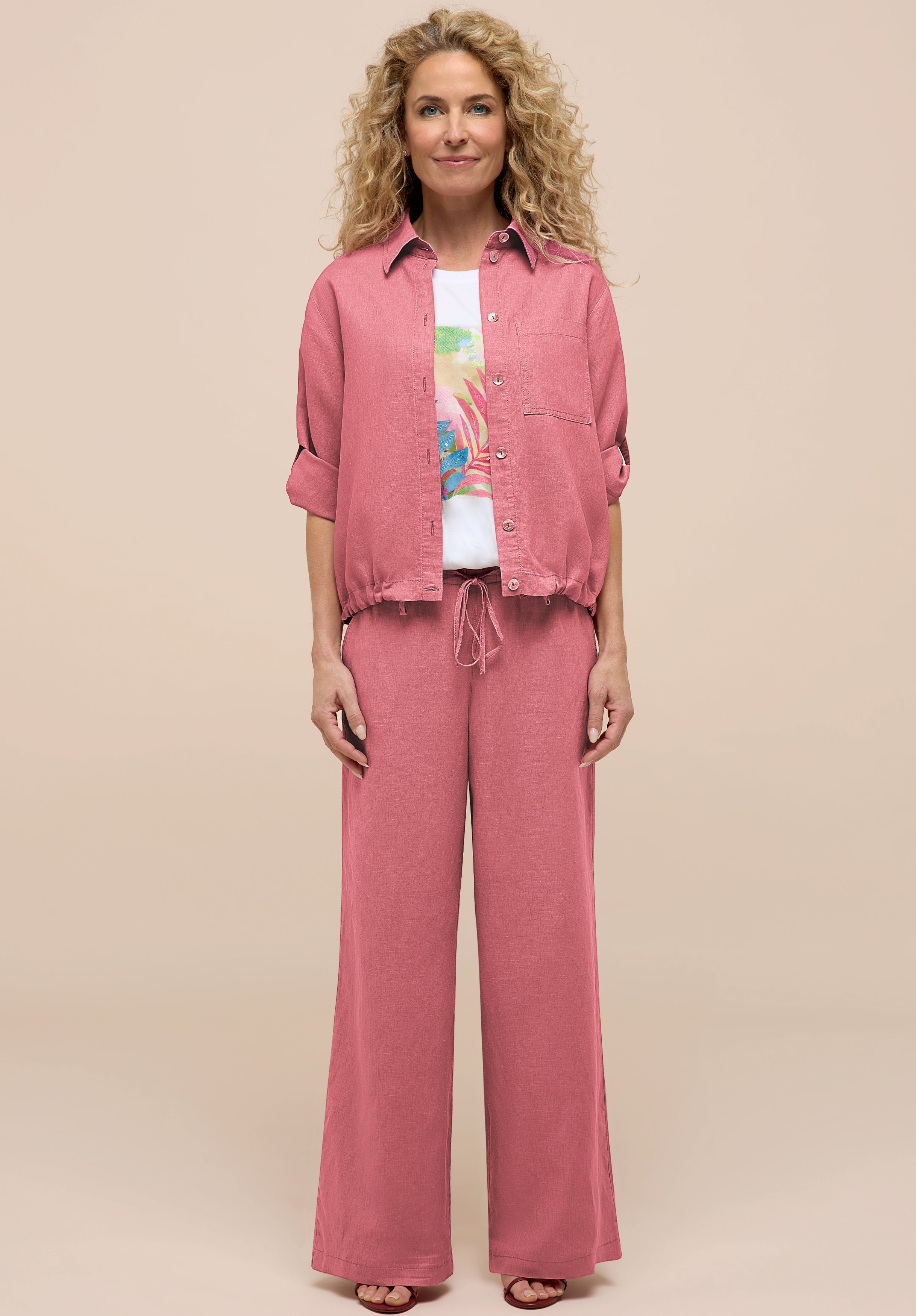 Bianca Damen Blusen Raspberry