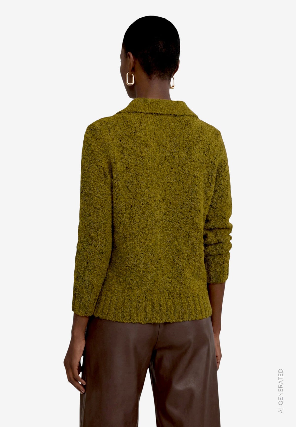 Zero Damen Pullover Fir Green