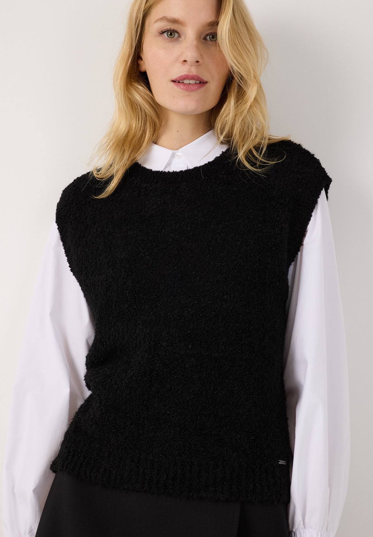 More & More Damen Pullover Black