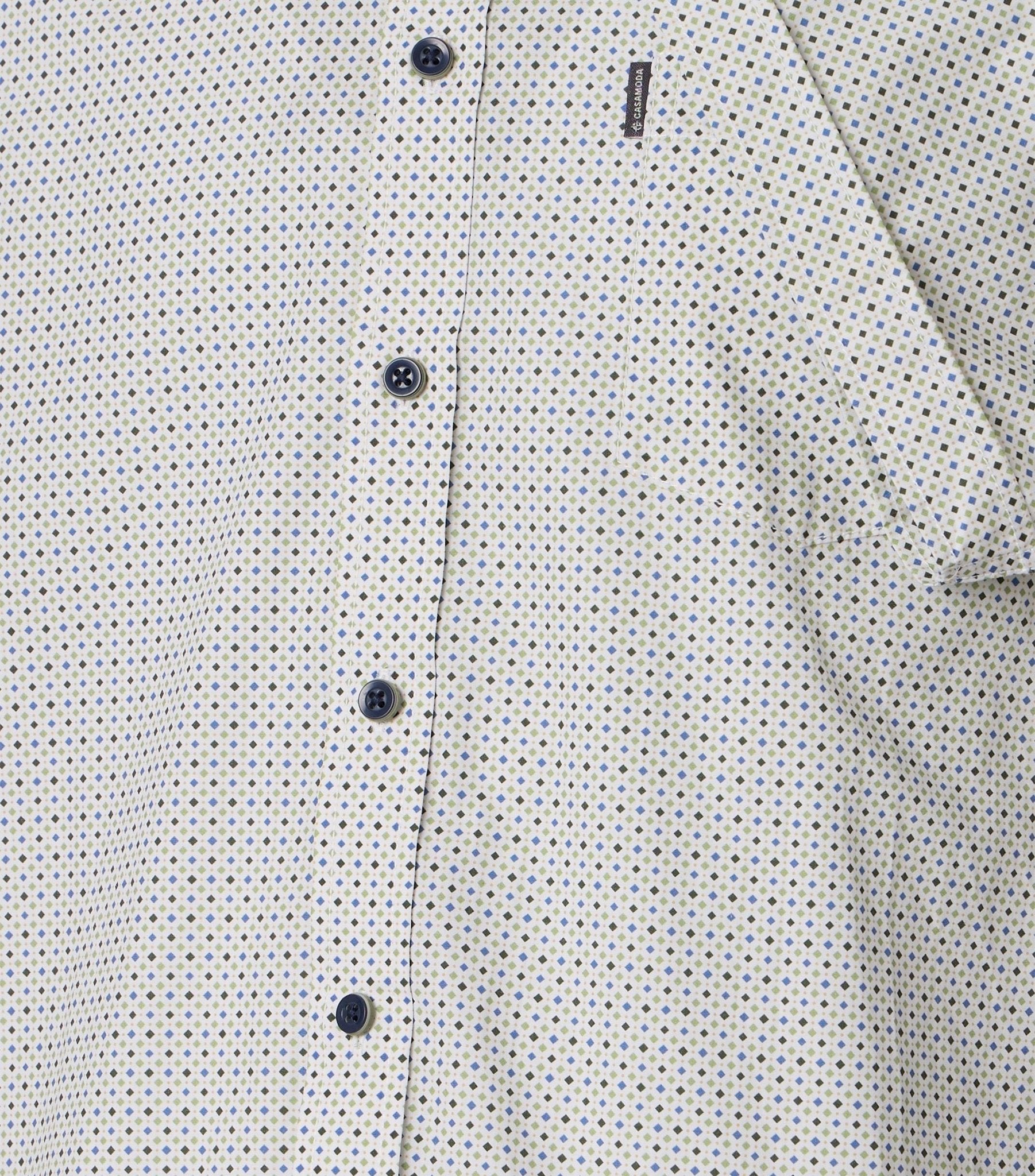 Casa Moda Herren Hemden kurz  Gruen