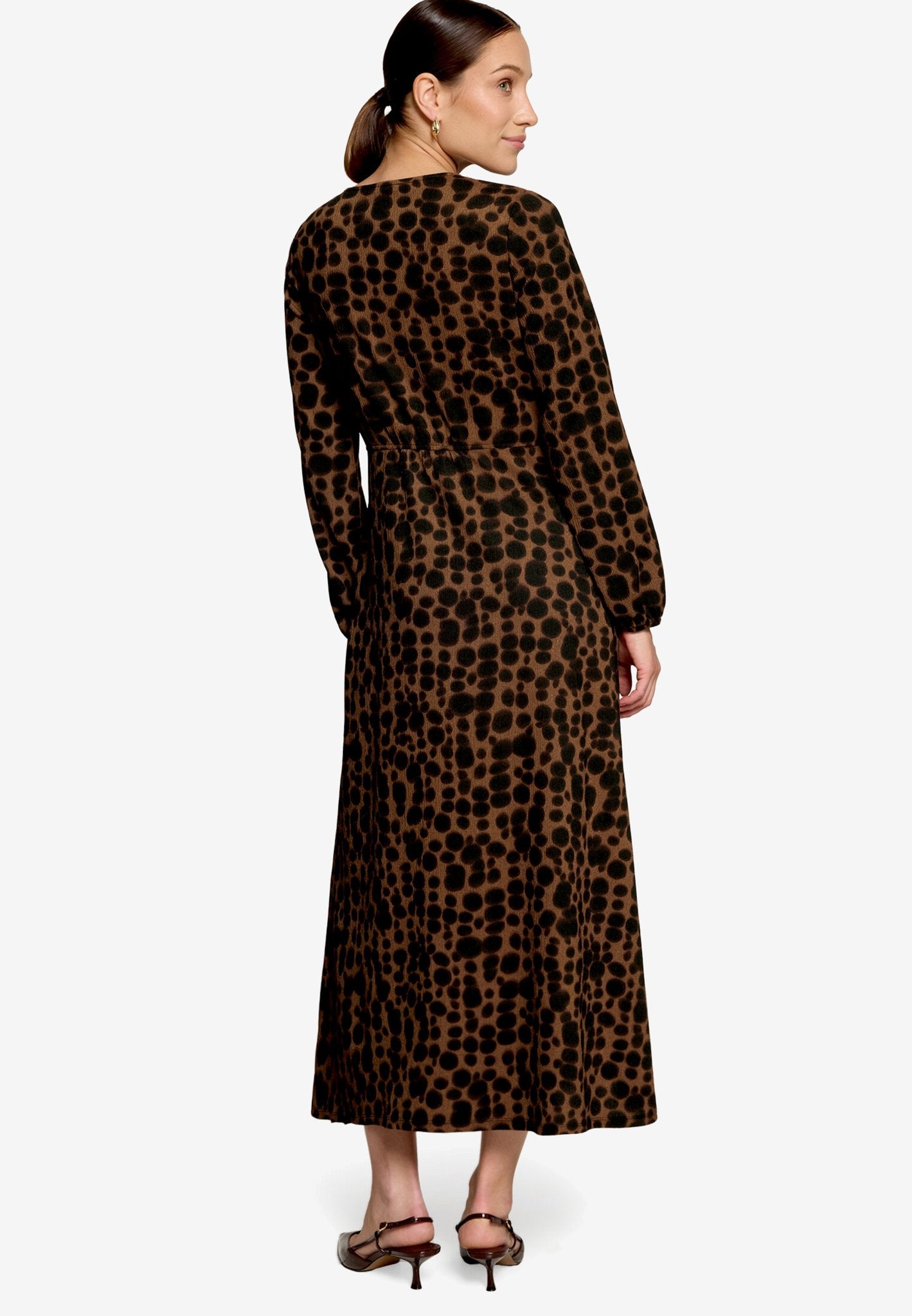 Zero Damen Kleider Brown/Black