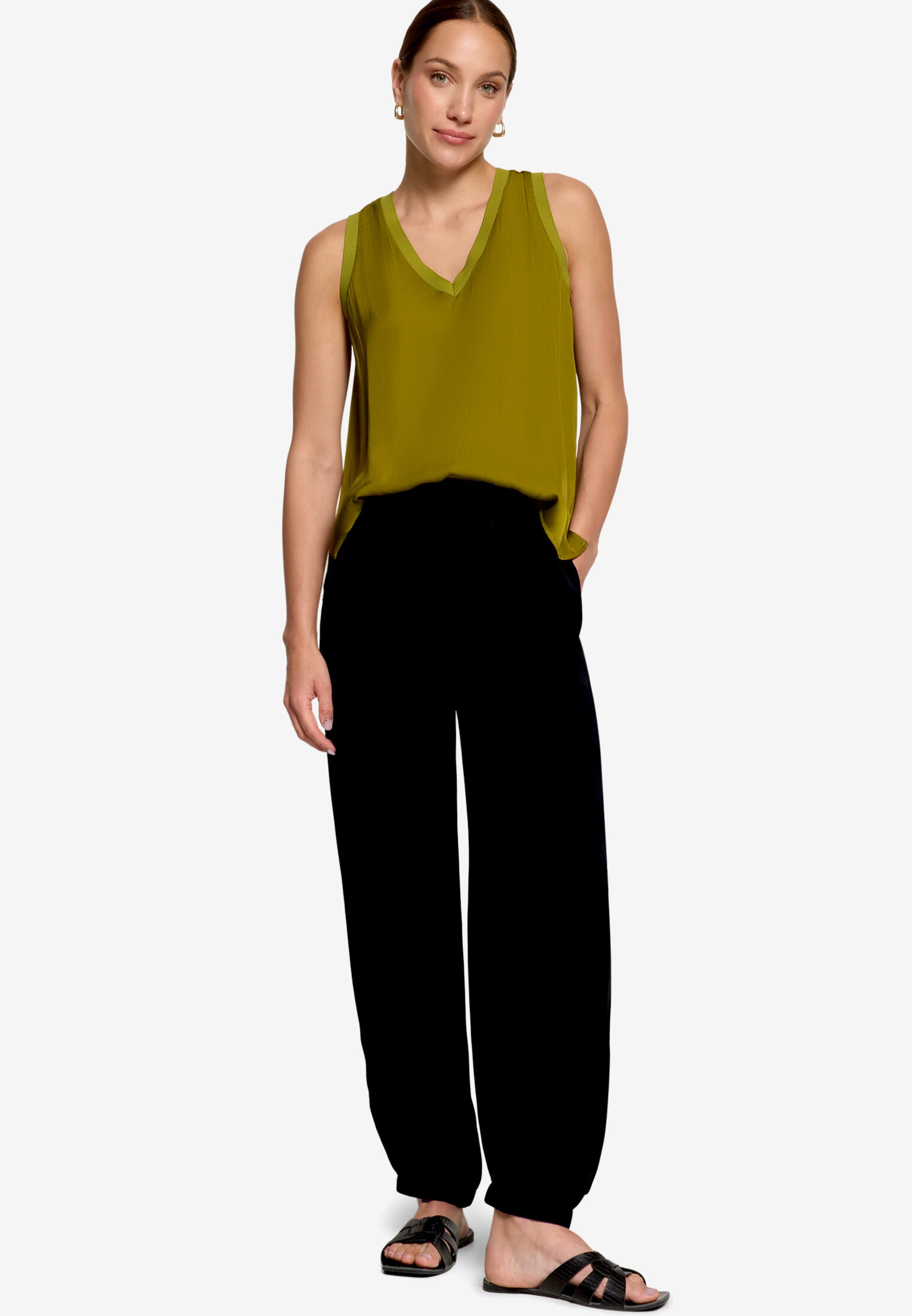 Zero Damen Blusen Fir Green
