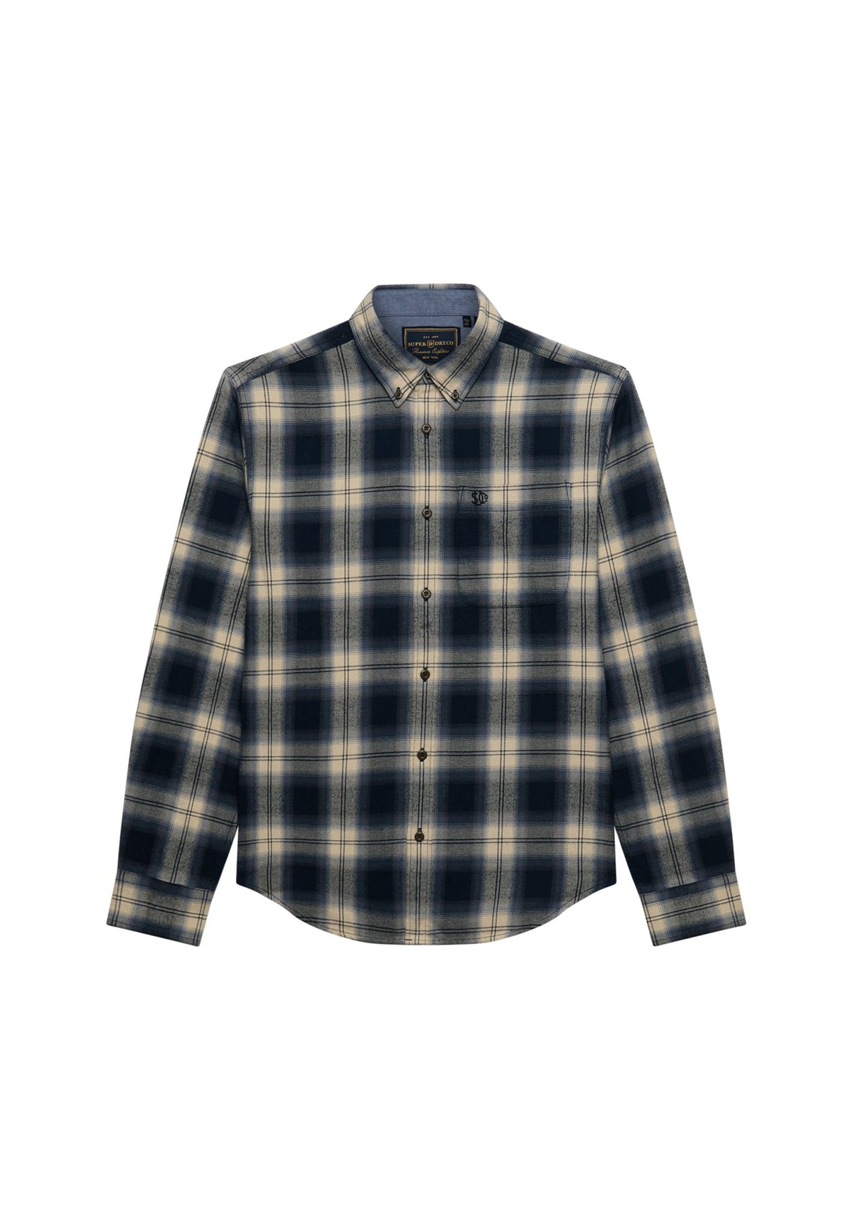 Superdry Herren Hemden lang Yk Cedar Check
