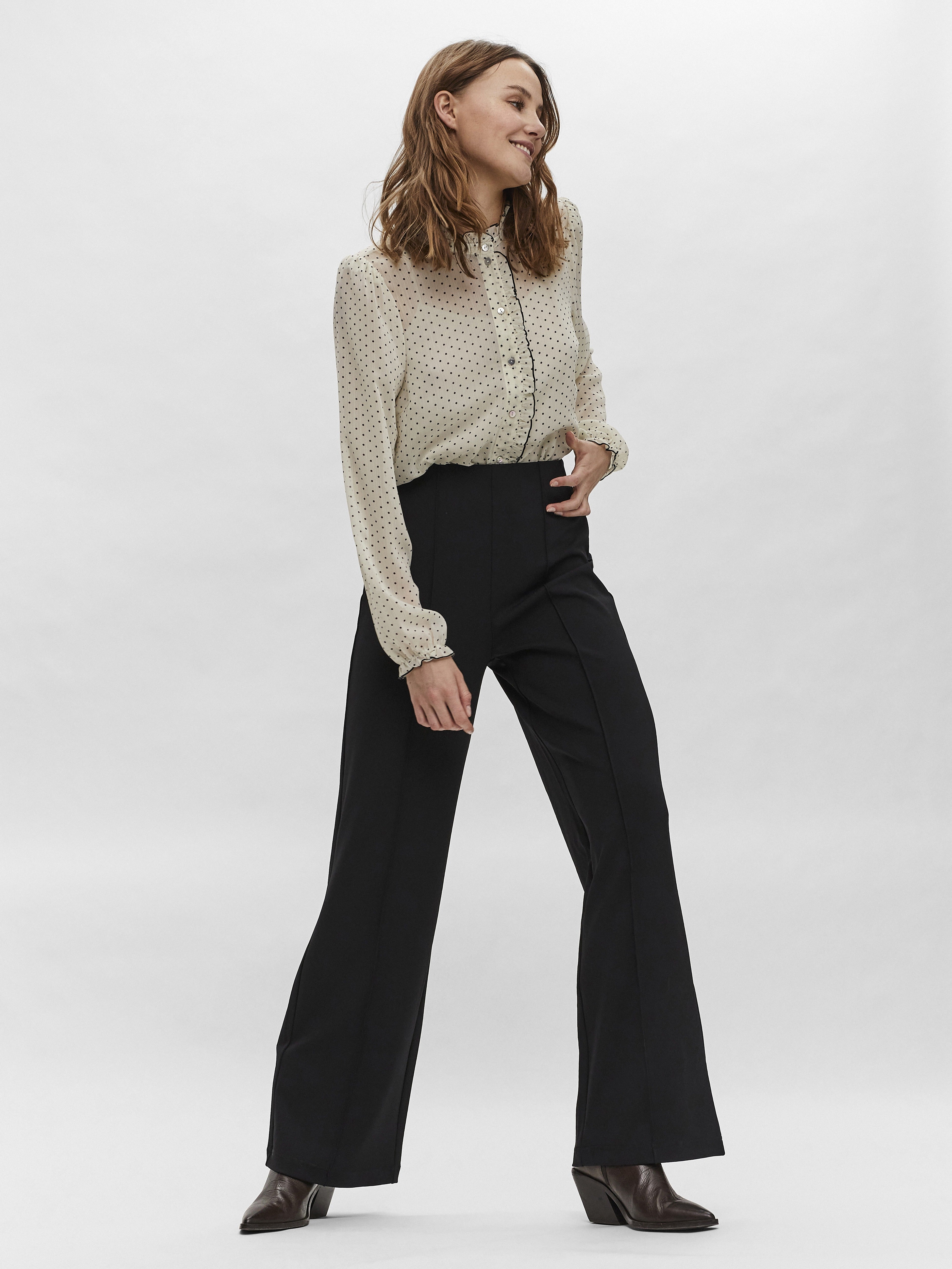 Vero Moda Damen Hosen Black