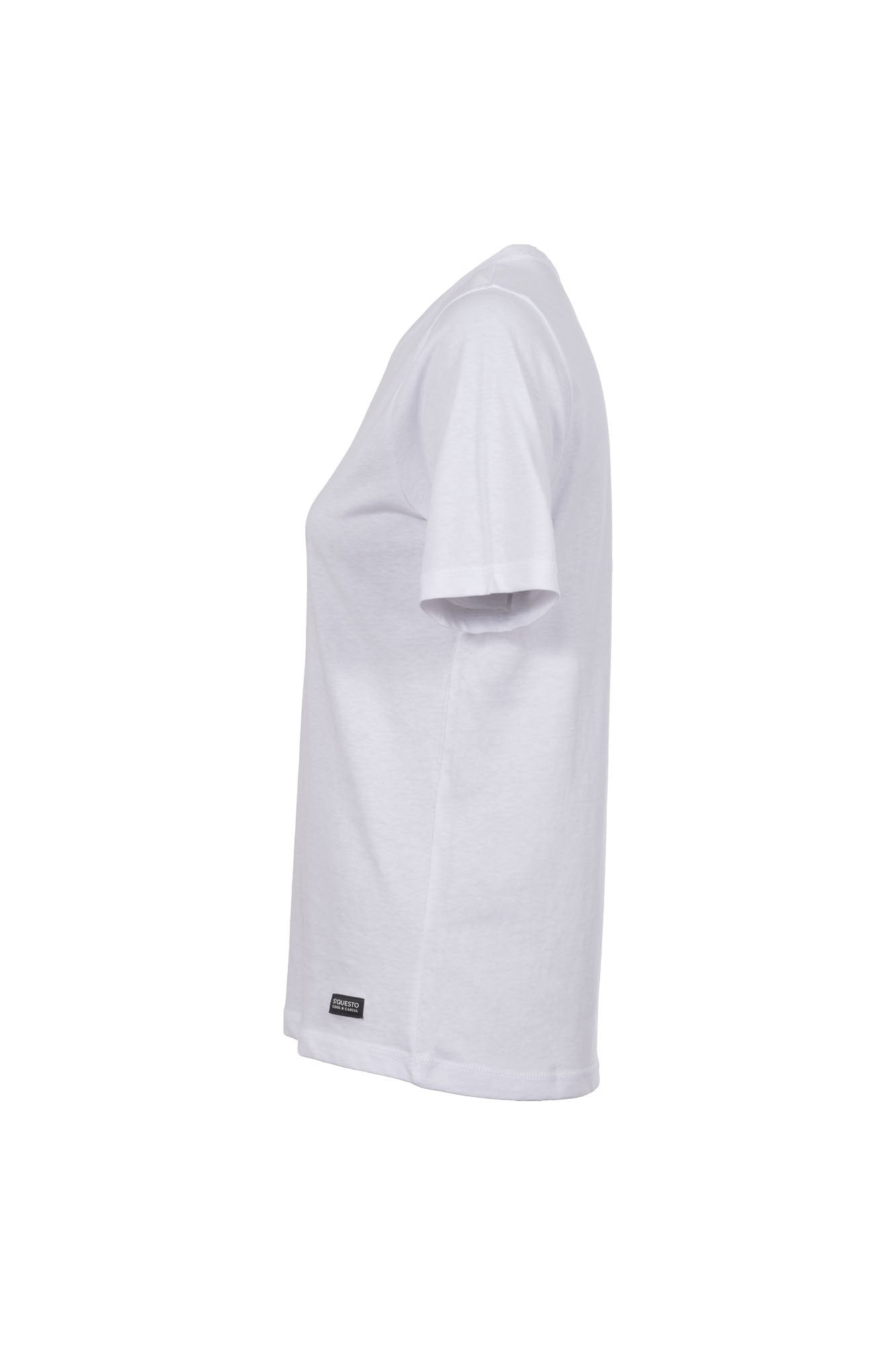Soquesto Damen T-Shirts Weiß