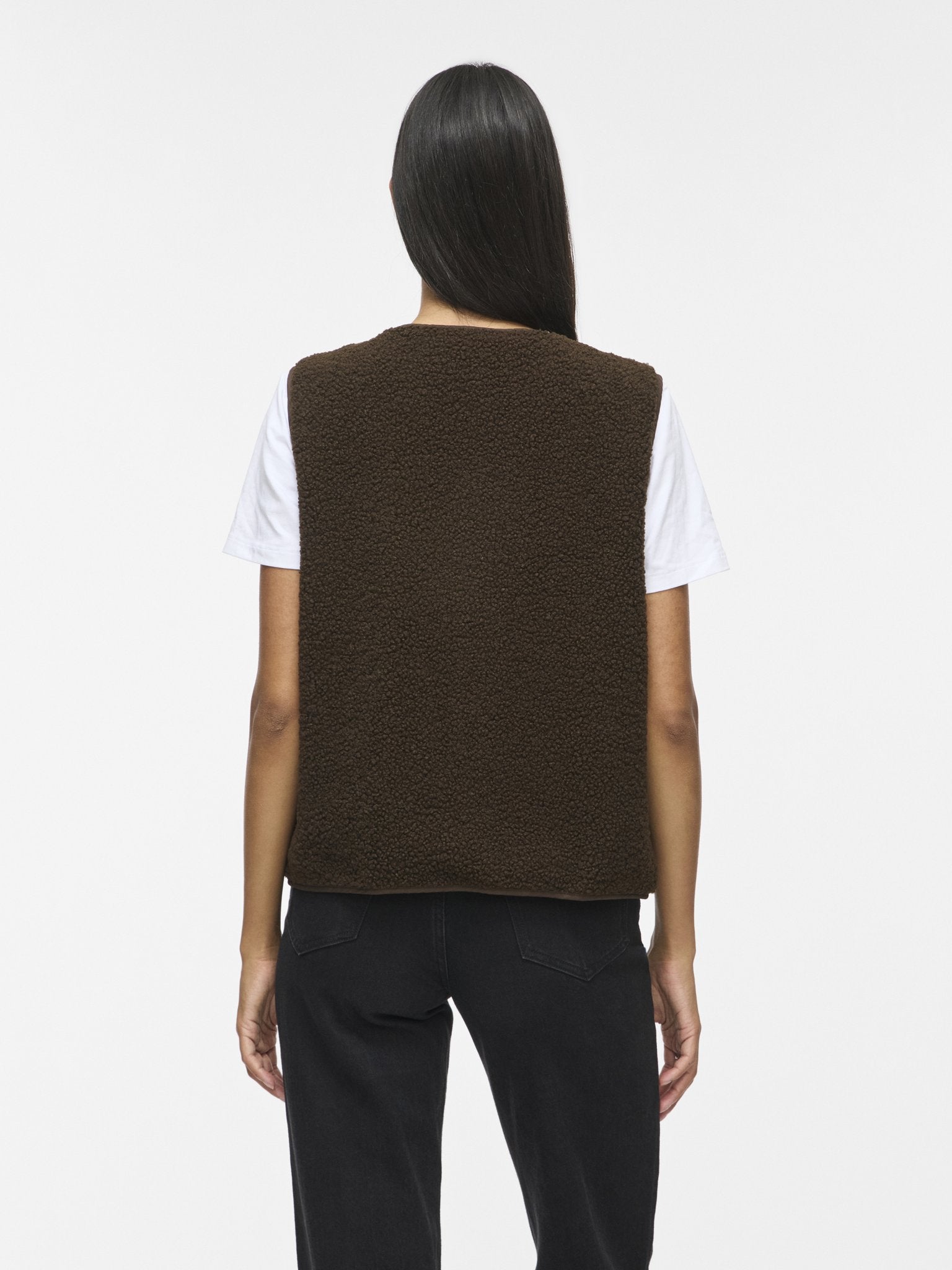 Vila Damen Outdoorwesten Coffee Bean
